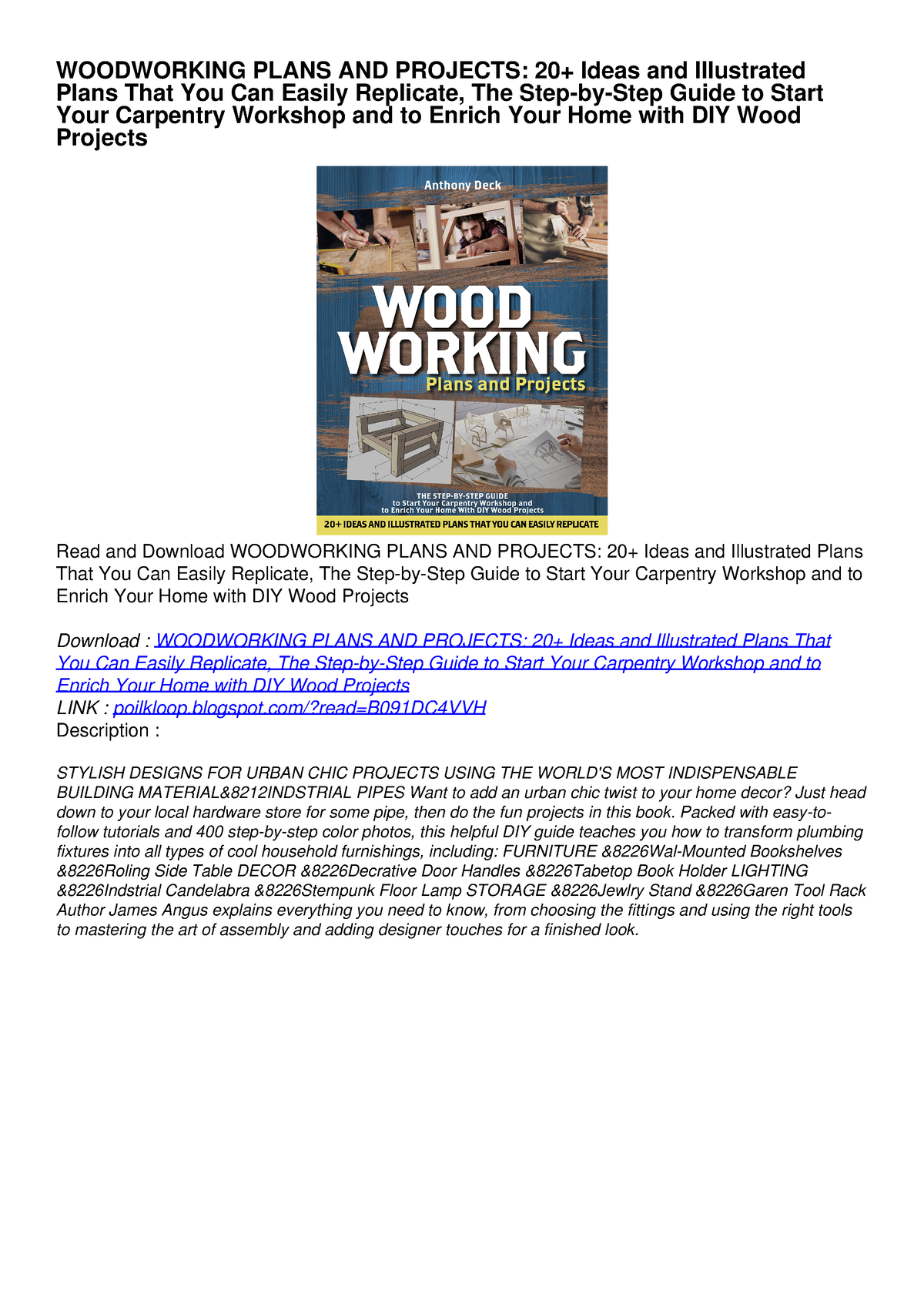 How to read woodworking plans