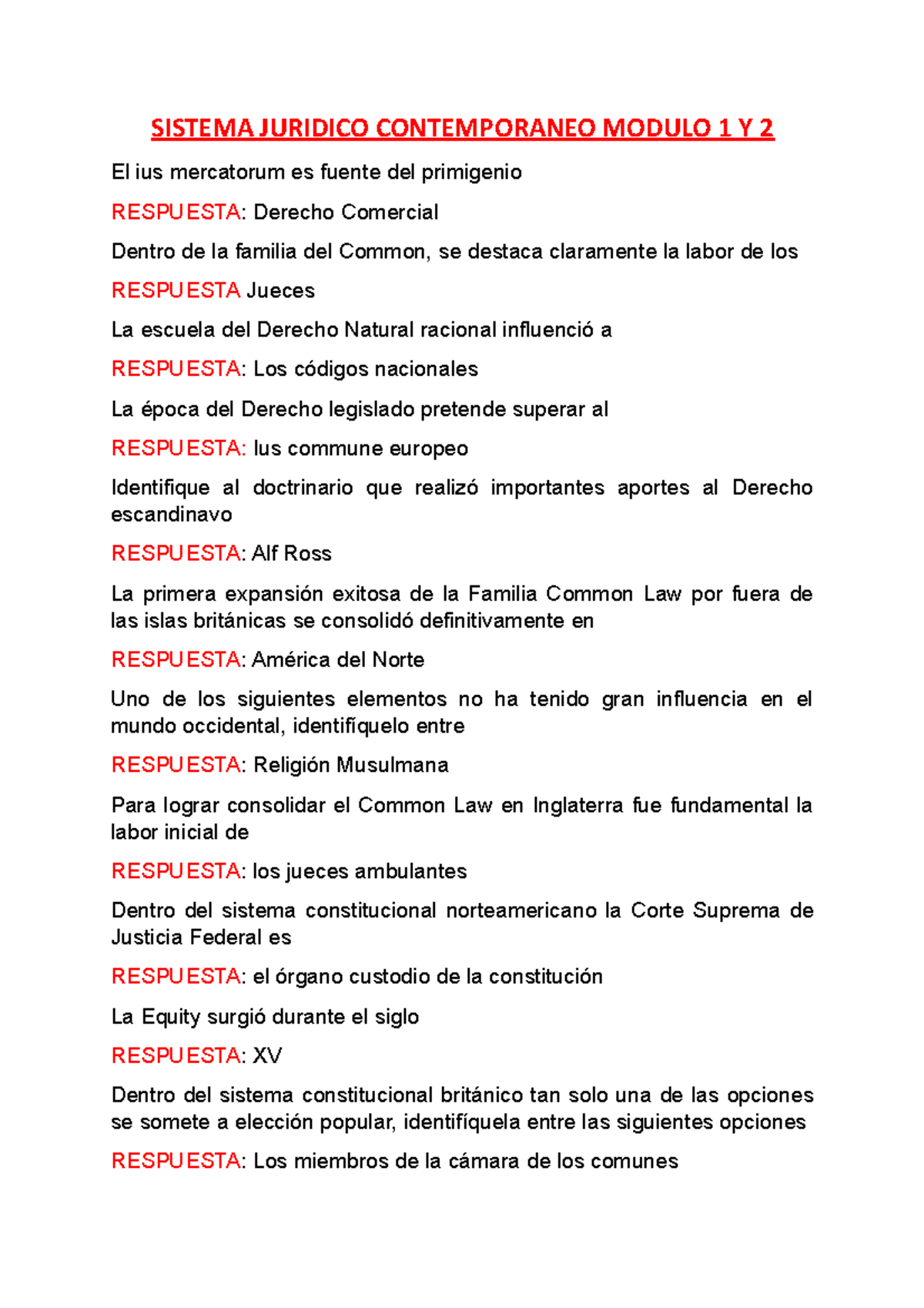 Sistema Jurídico Contemporáneo Modulo 1 Y 2 Primer Bimestre - Sistemas ...