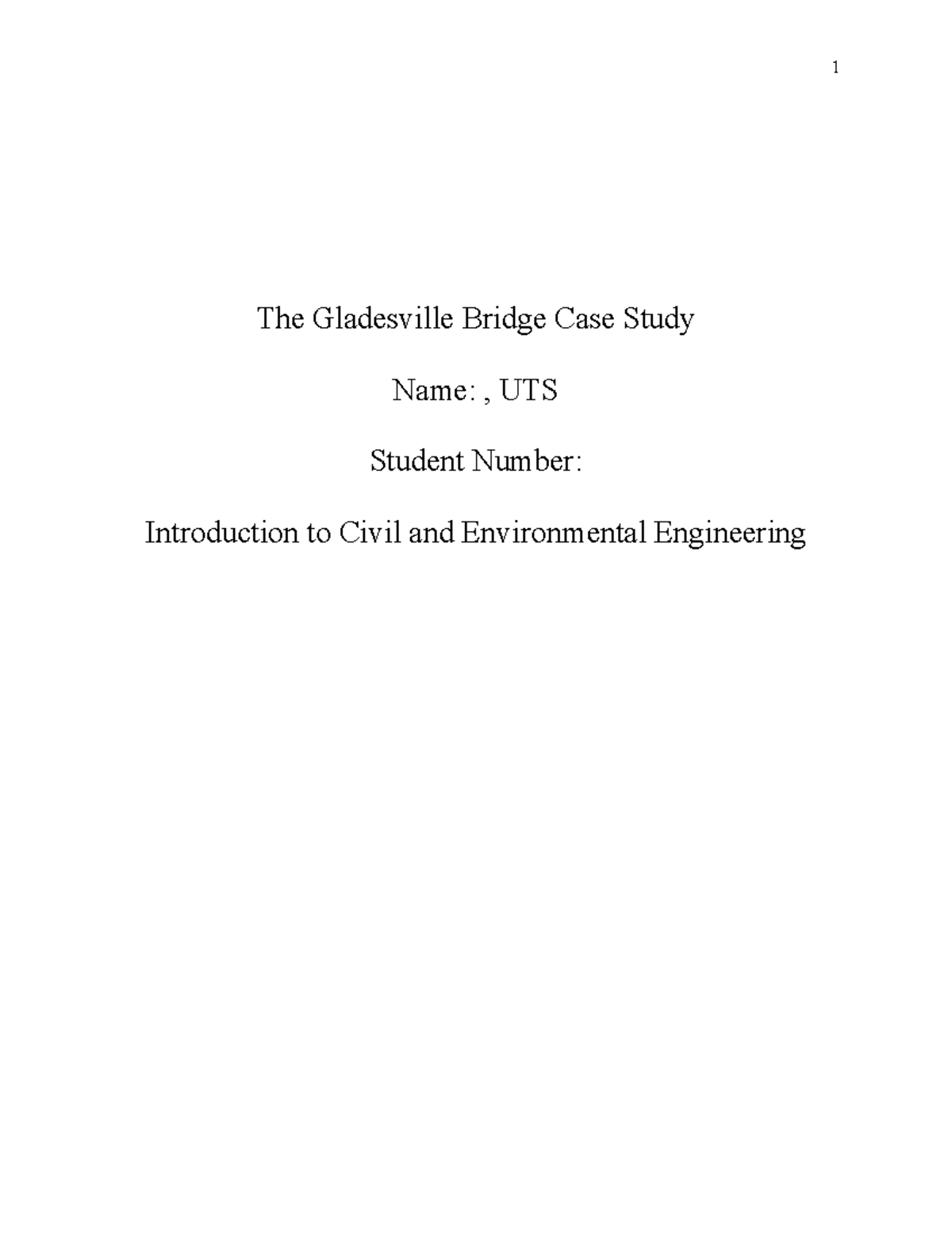 Intro to Civil (1) Gladesville Bridge - Studoc - 1 The Gladesville ...