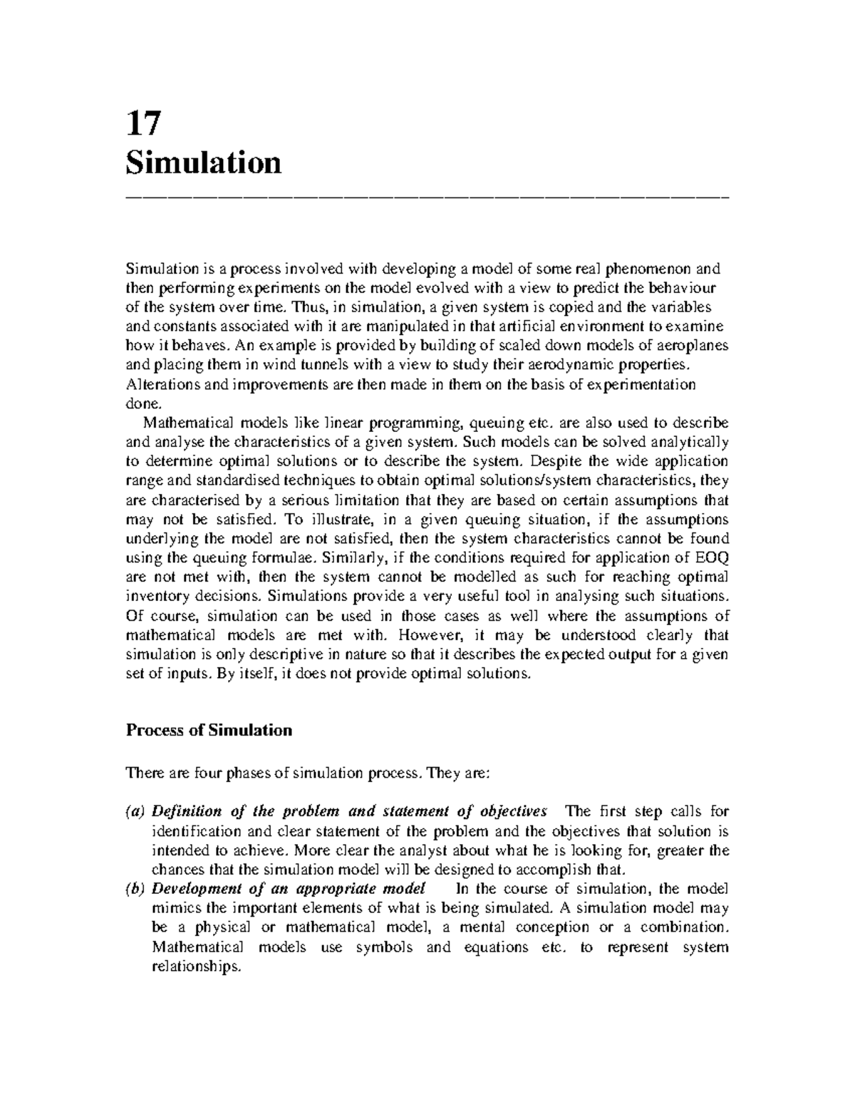 Simlation - Lecture notes 7-9 - 17 Simulation - Studocu