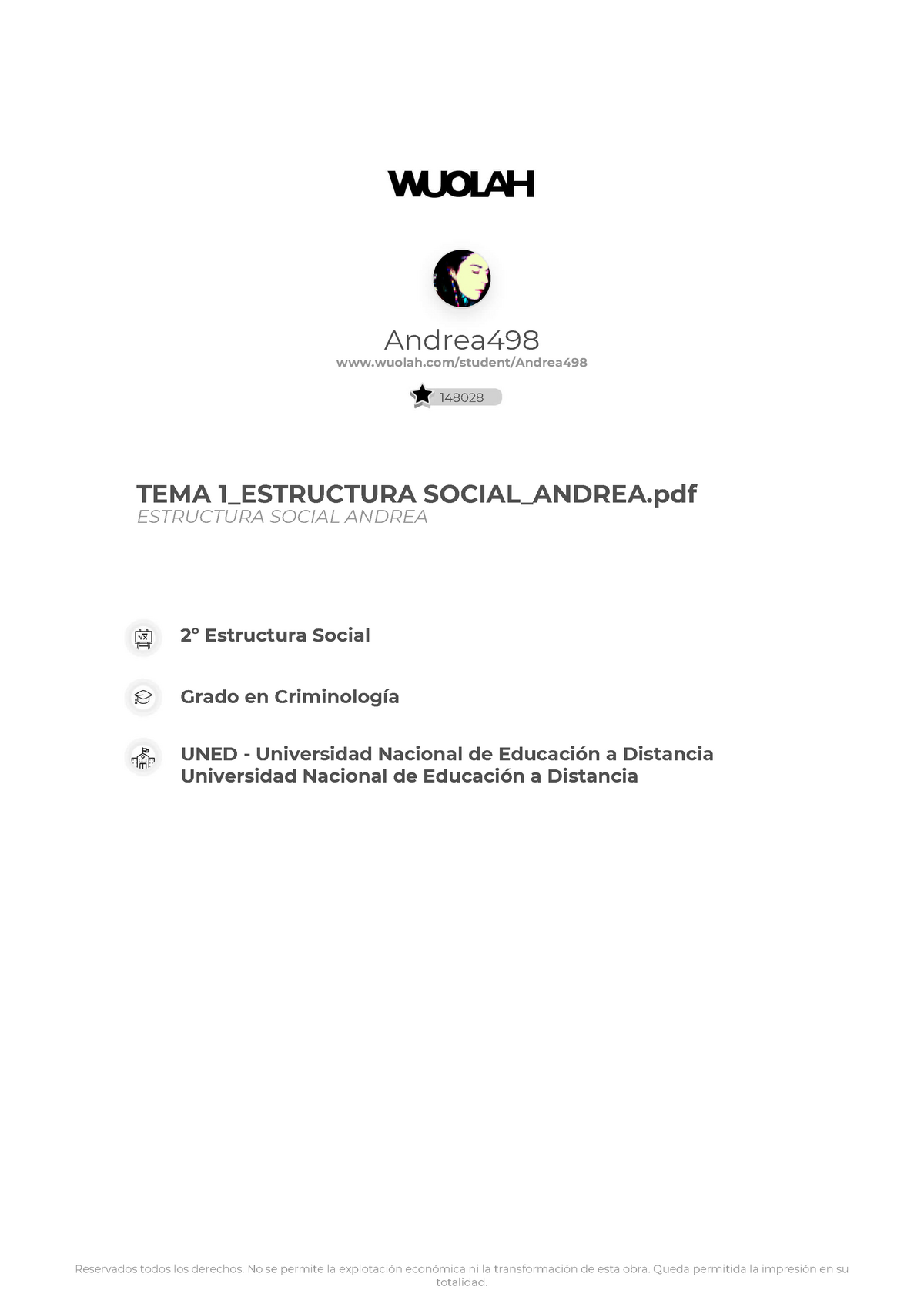 TEMA 1 Estructura Social Andrea - Andrea Wuolah/student/Andrea 148028 ...