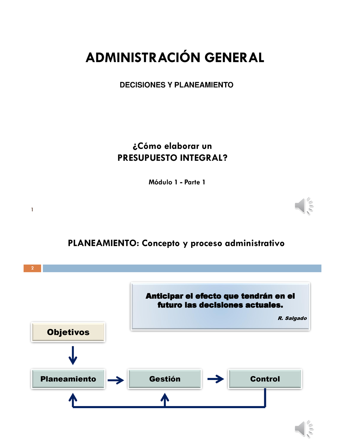 Admin Parte 1 - Primer Parcial - ADMINISTRACI”N GENERAL øCÛmo Elaborar ...