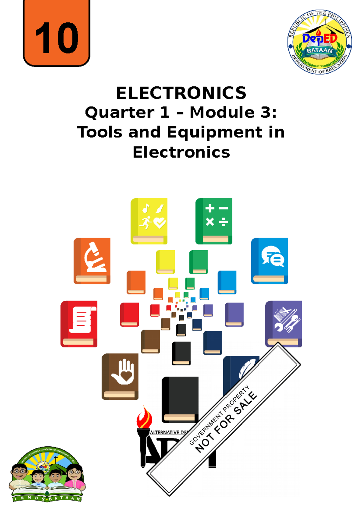 Module electronic tools 1 ELECTRONICS Quarter 1 Module 3 Tools and