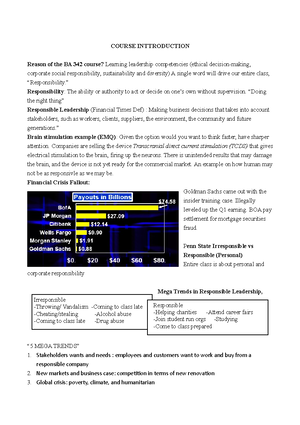 BA 342 Chapter 3 Notes - Lecture Note Ch 3 - BA 342 Chapter 3 Notes ...