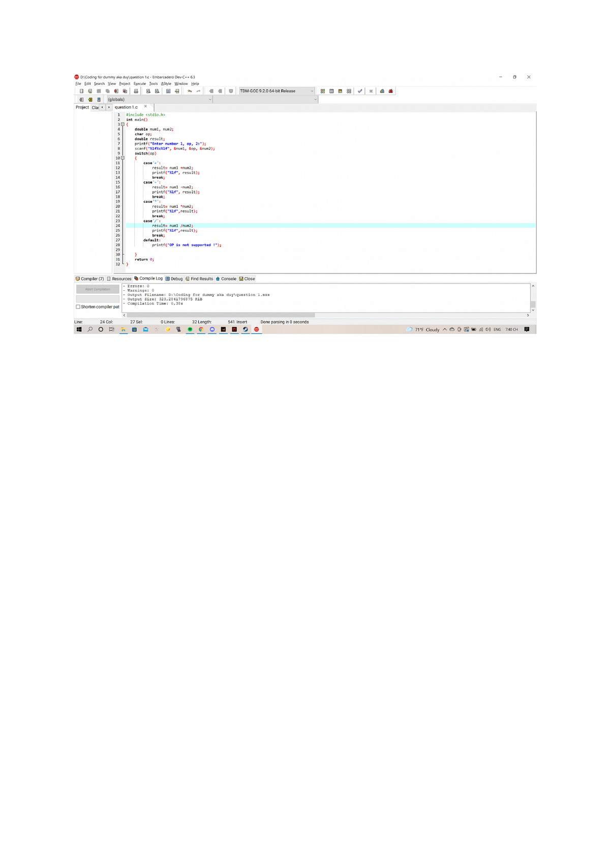 Q1 Workshop 2 For Prf - Programming Fundamentals - Studocu