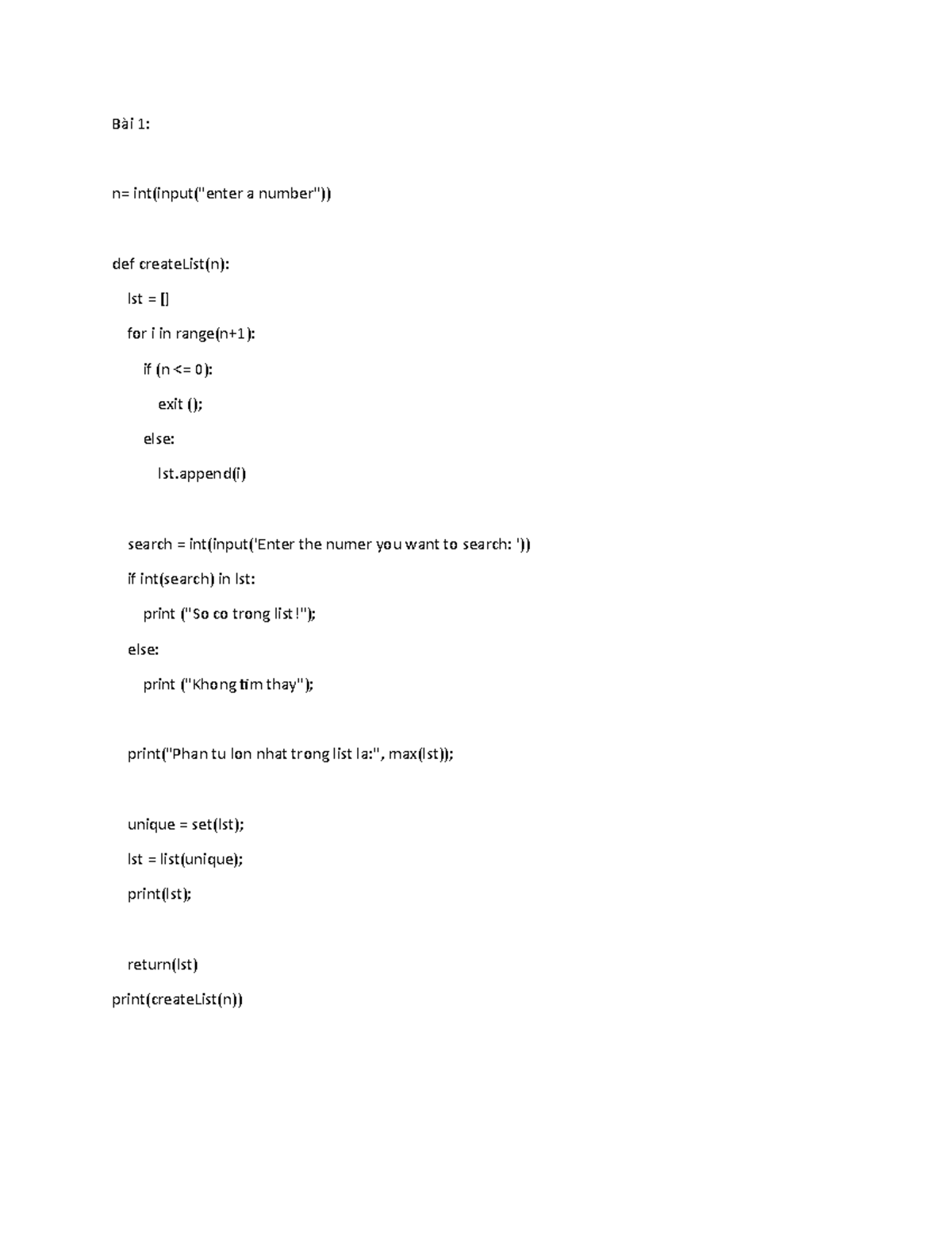 Assignment PFP 2 - GOOD LUCK - Bài 1: n= int(input("enter a number ...