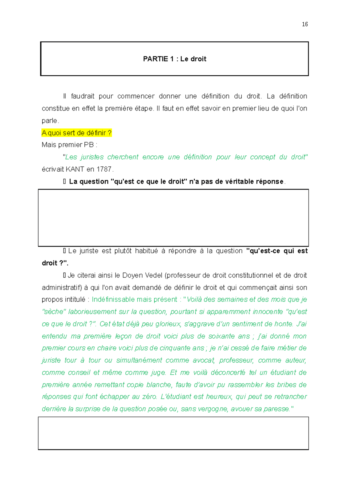 Doc de Cours 2 Identification de la règle de droit - PARTIE 1 : Le ...
