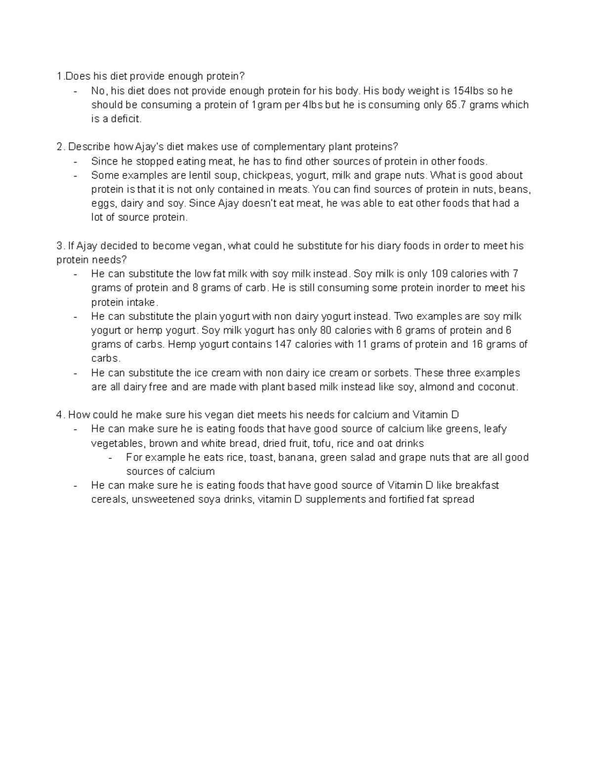 chapter 6 case study nutrition