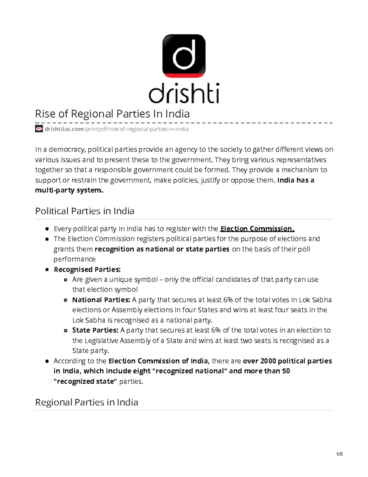 rise-of-regional-parties-in-india-rise-of-regional-parties-in-india