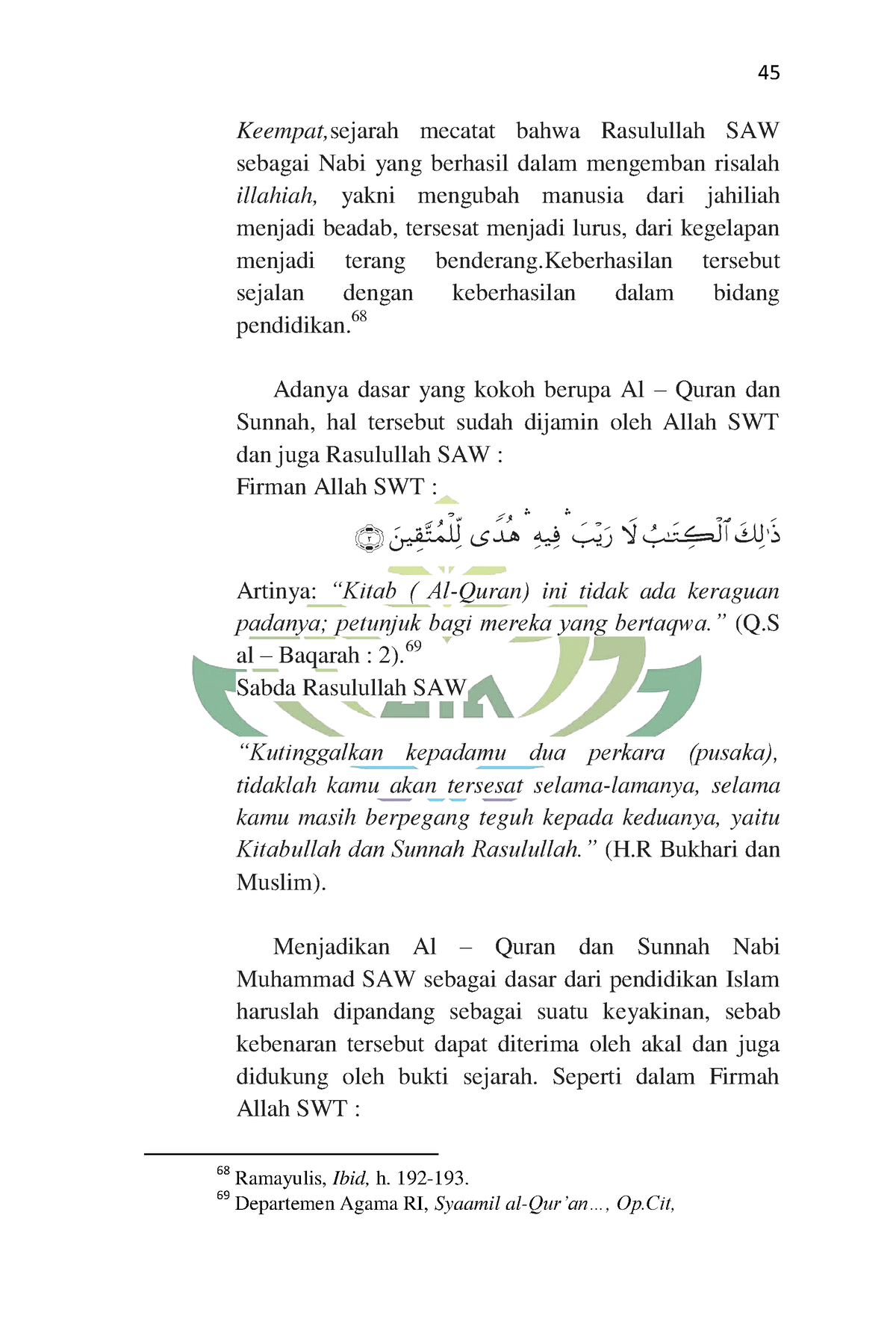 Perpus Pusat 1.2 Dapus-61-65 - Keempat,sejarah Mecatat Bahwa Rasulullah ...