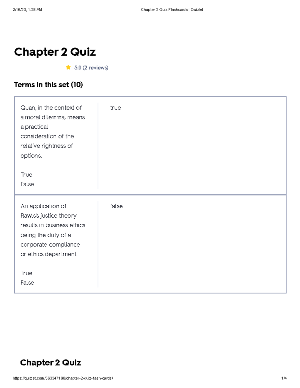 Chapter 2 Quiz Flashcards Quizlet - Chapter 2 Quiz 5 (2 Reviews) Terms ...