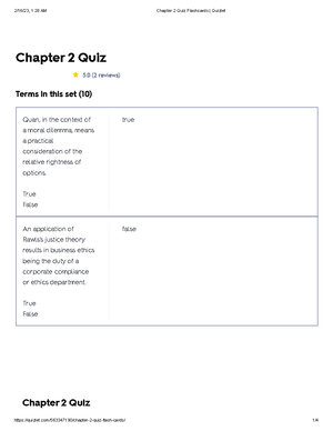 Business Ethics Quiz 1 Flashcards Quizlet - Business Ethics Quiz 1 ...