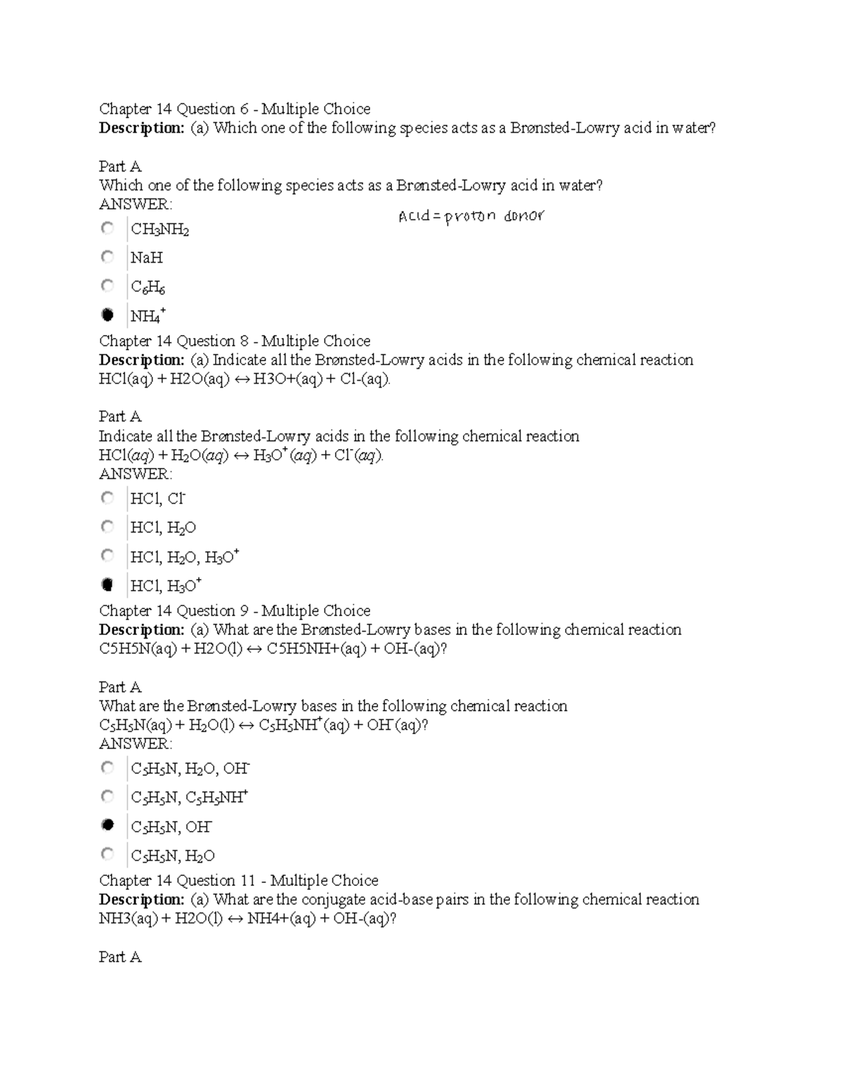 Chapter+14+Exam+Practice - Chapter 14 Question 6 - Multiple Choice ...