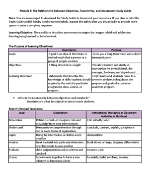 Module 5 Study Guide Heather Clements - Module 5: Developmental ...