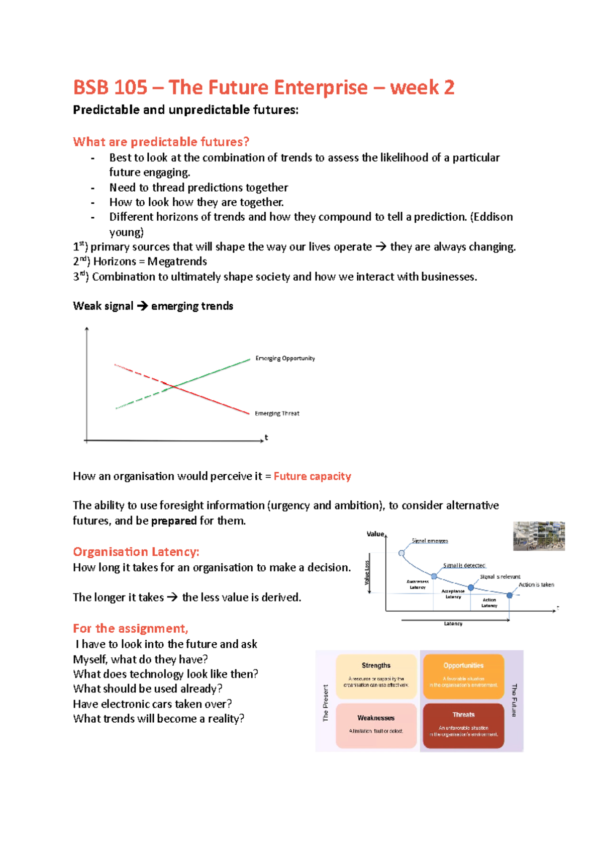 BSB 105 - the future enterprise lecture - week 2 - BSB 105 – The Future ...