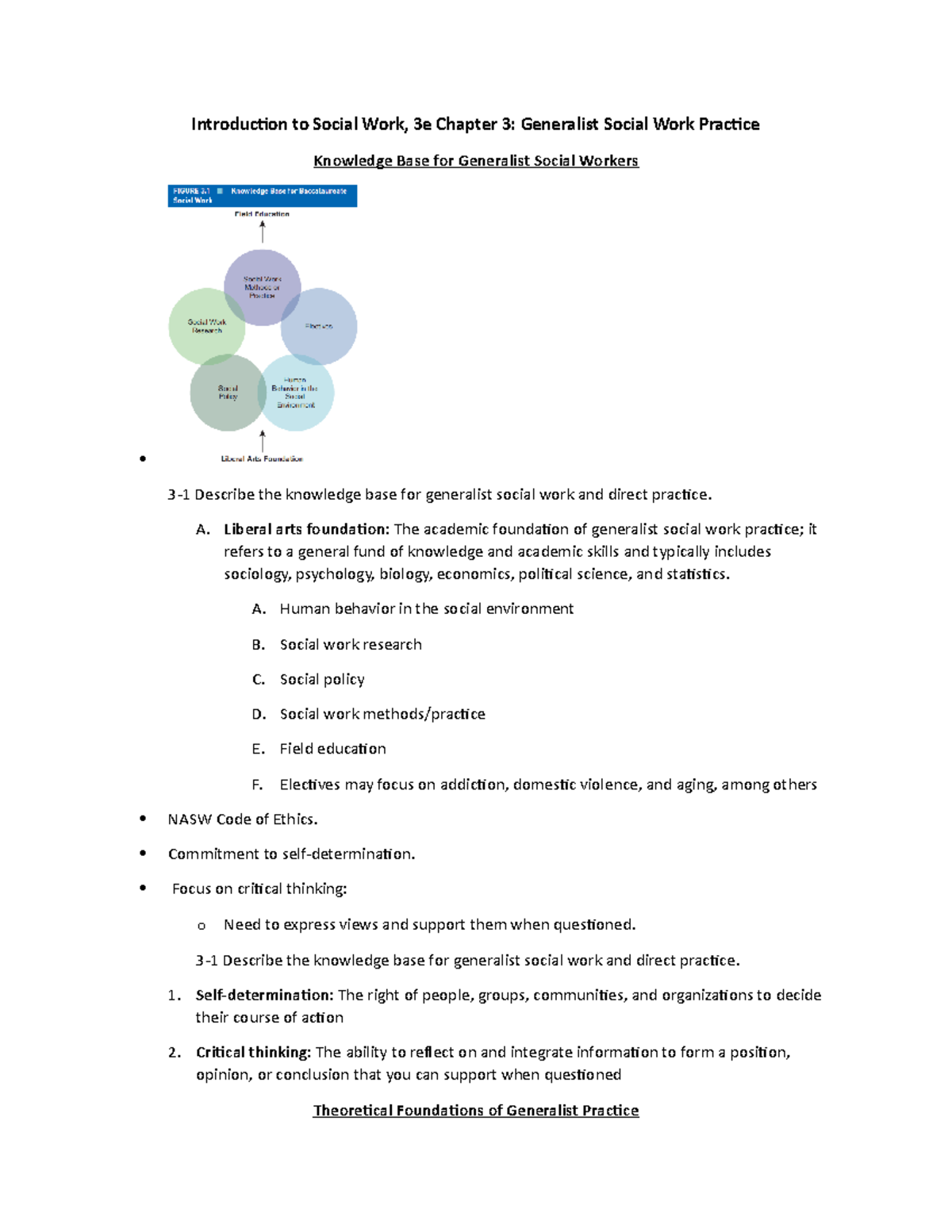 introduction to social work assignments