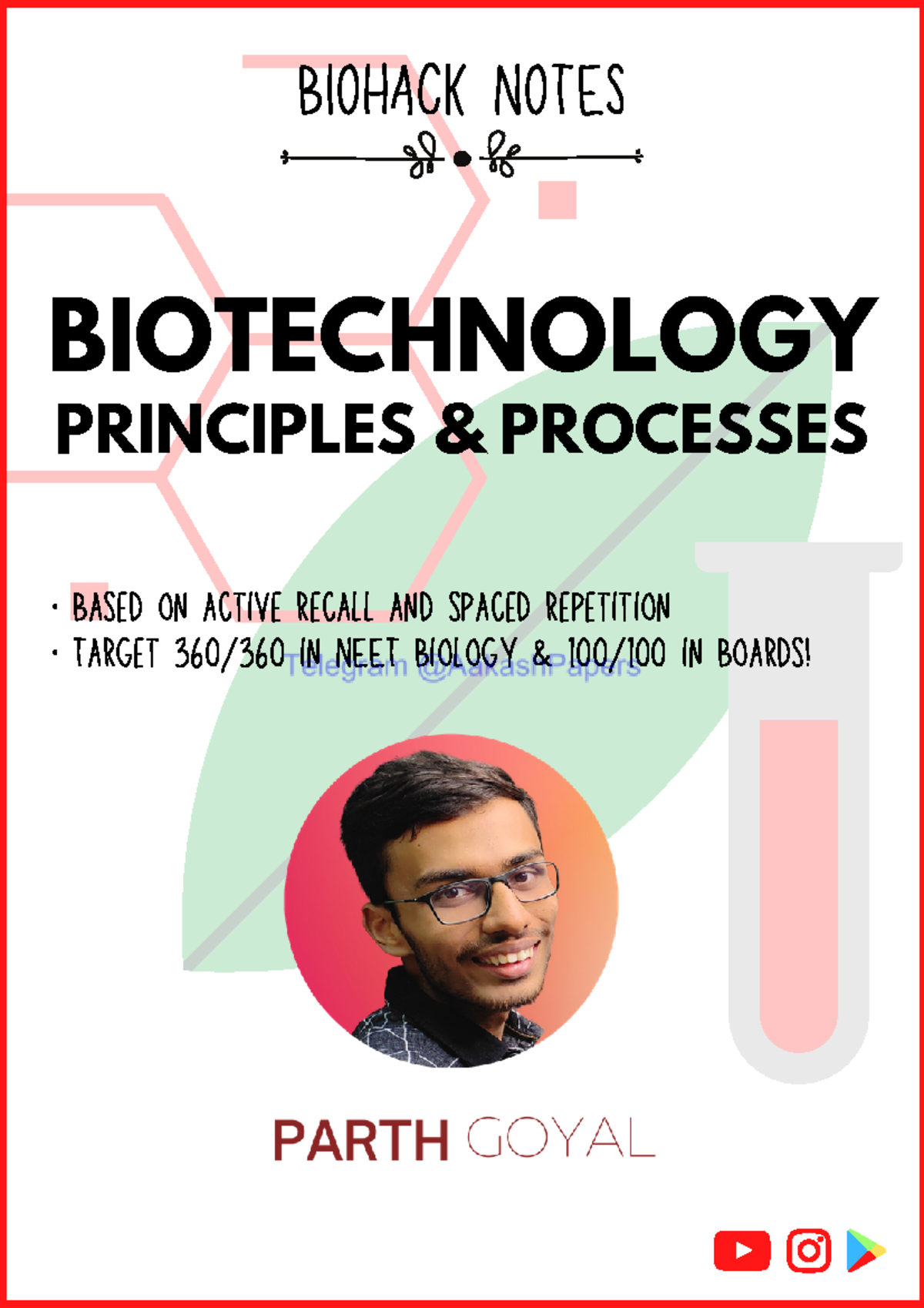 Biotechhhh - biotech class notes - BIOHACK NOTES BIOTECHNOLOGY ...