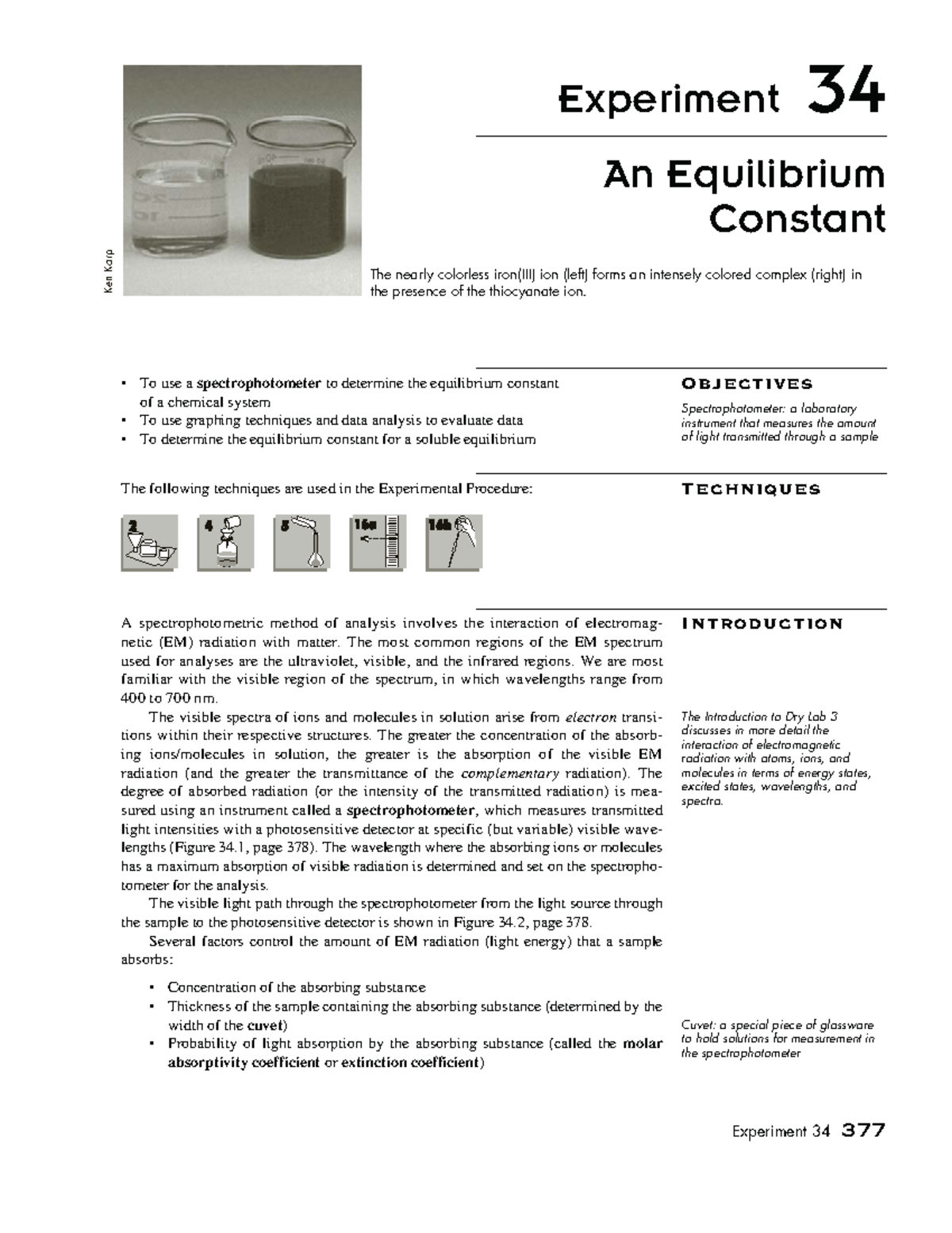 Experiment 34-1 - Chem 2453 Organic Chemistry Lecture Notes ...