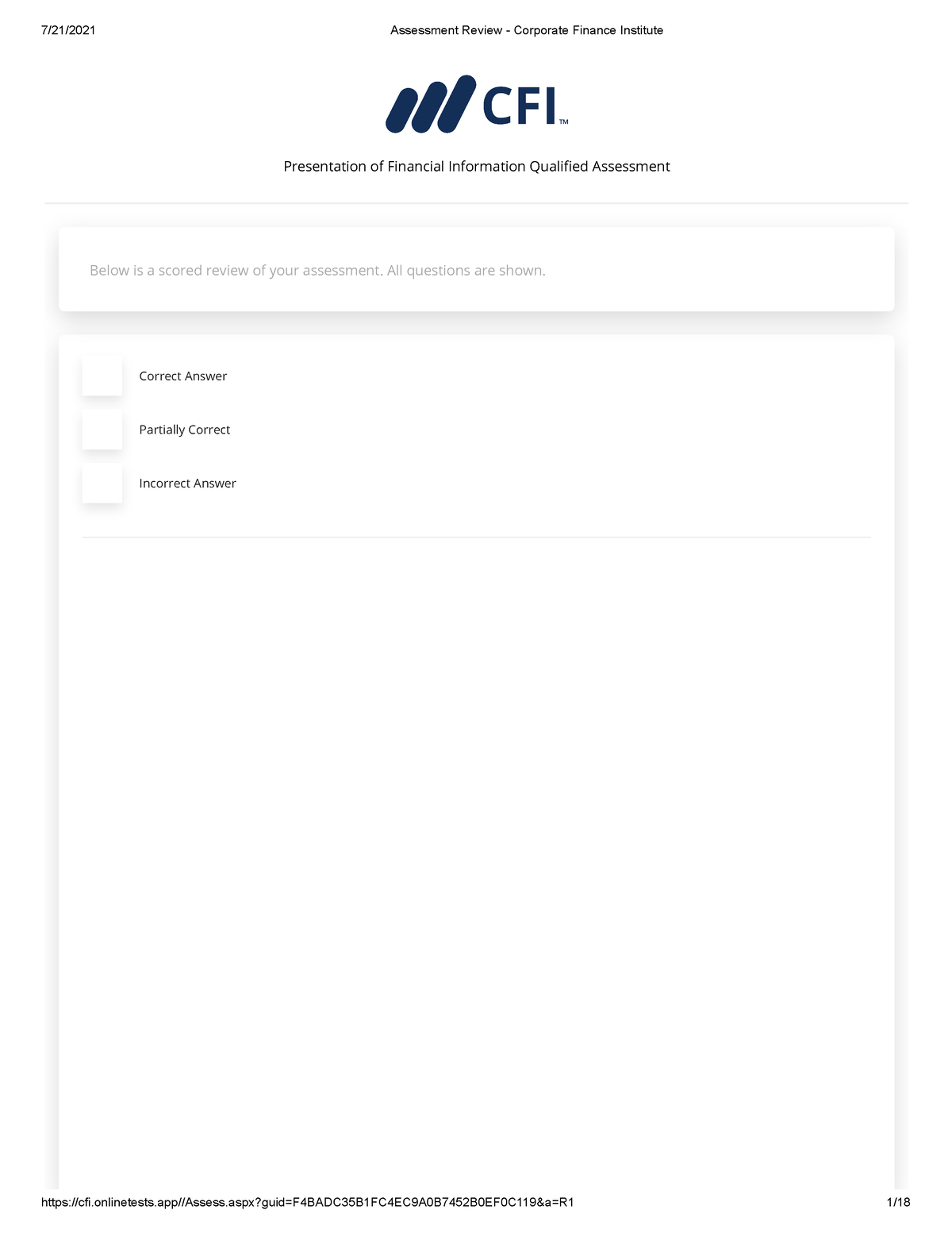 assessment-review-4-corporate-finance-institute-presentation-of