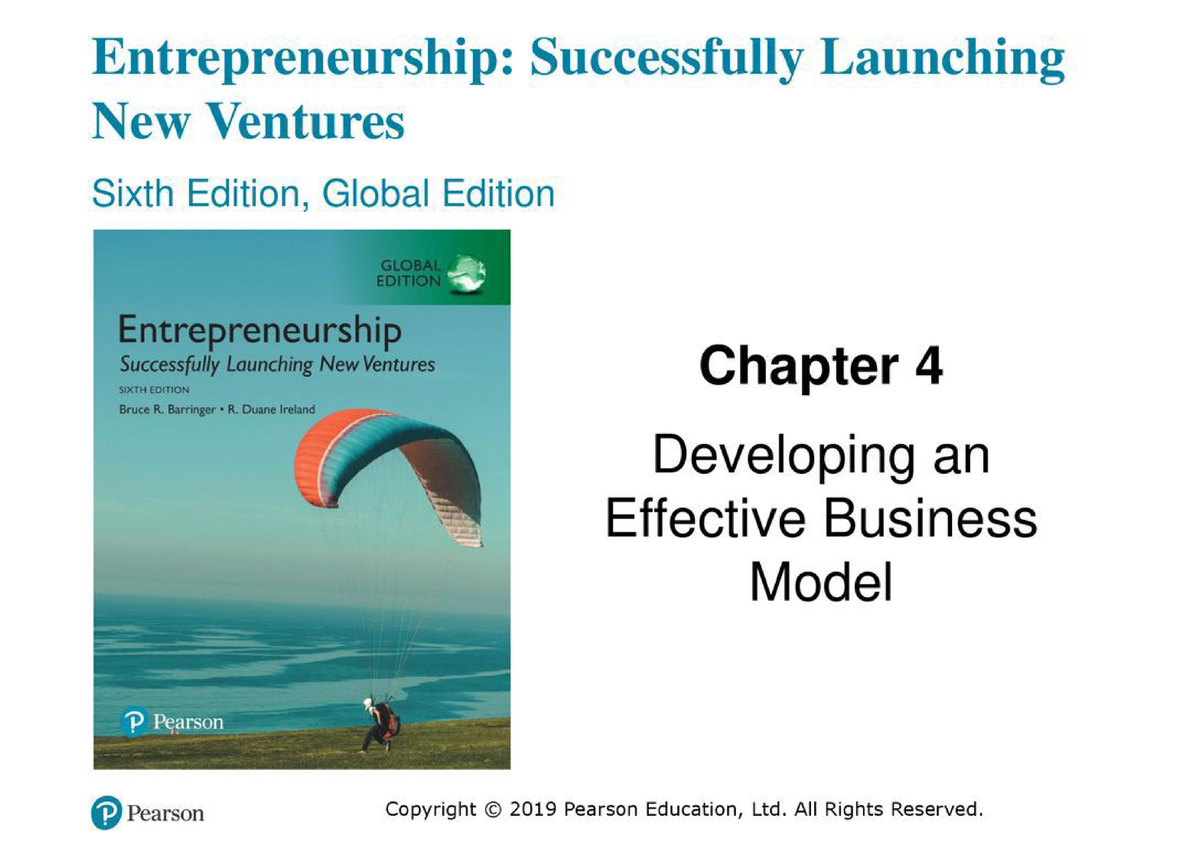 Chapter 4 Entrepreneurship - Studocu