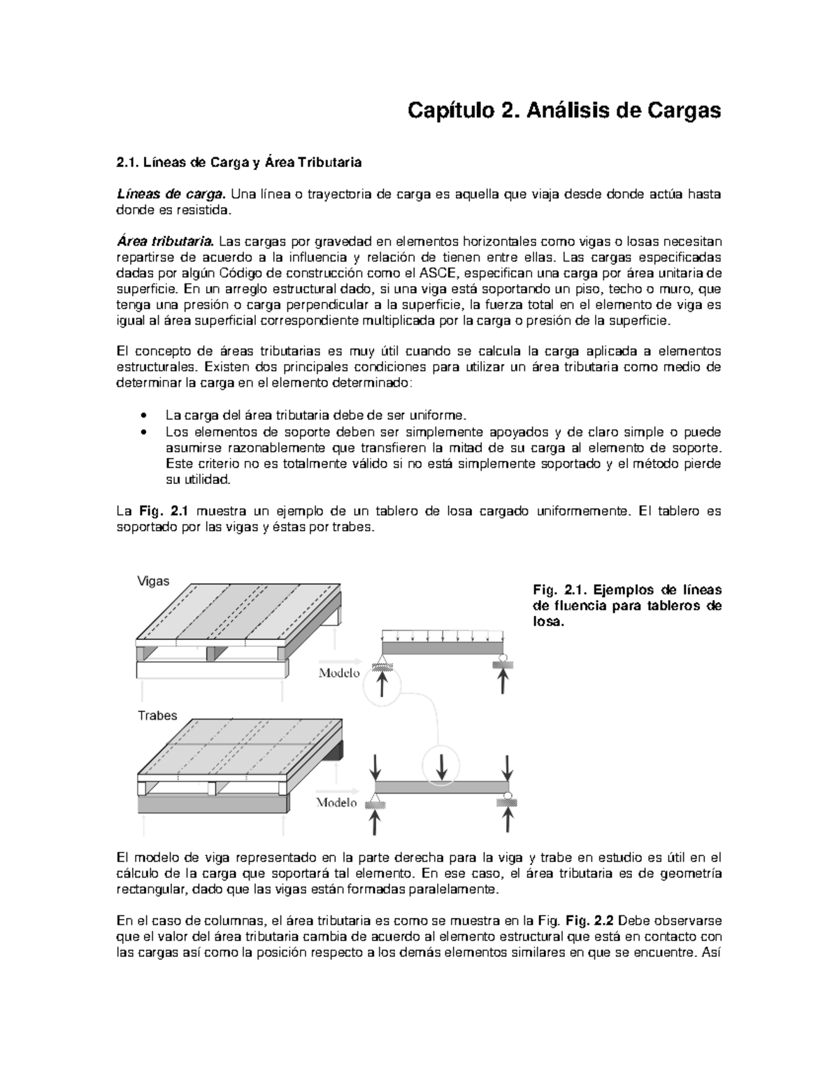 Análisis De Cargas En Vigas Y Losas: Muerta, Viva Y Viento - Capítulo 2 ...