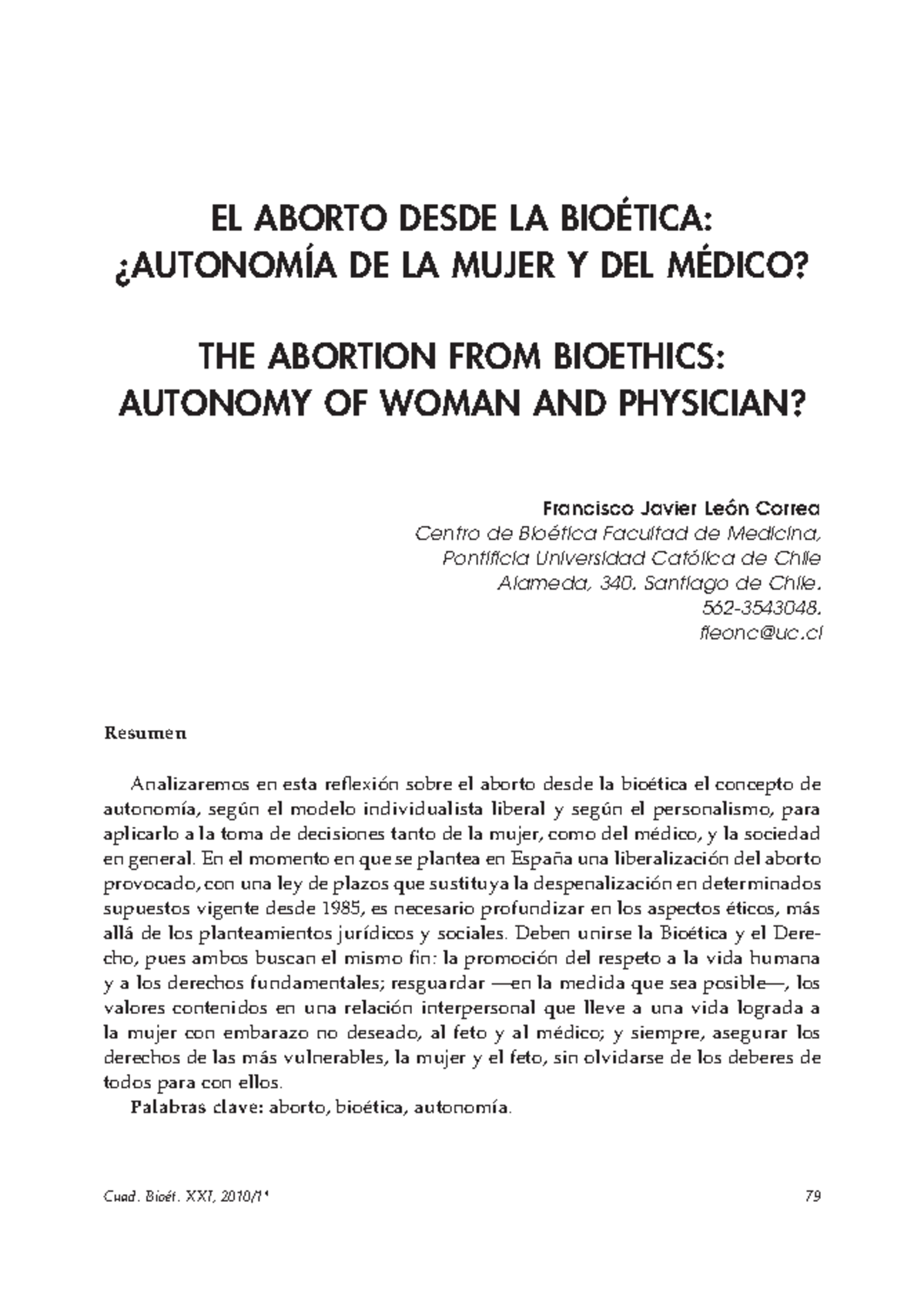 Articulo+6+Aspectos+%C3%A9ticos+del+aborto - El aborto desde la ...