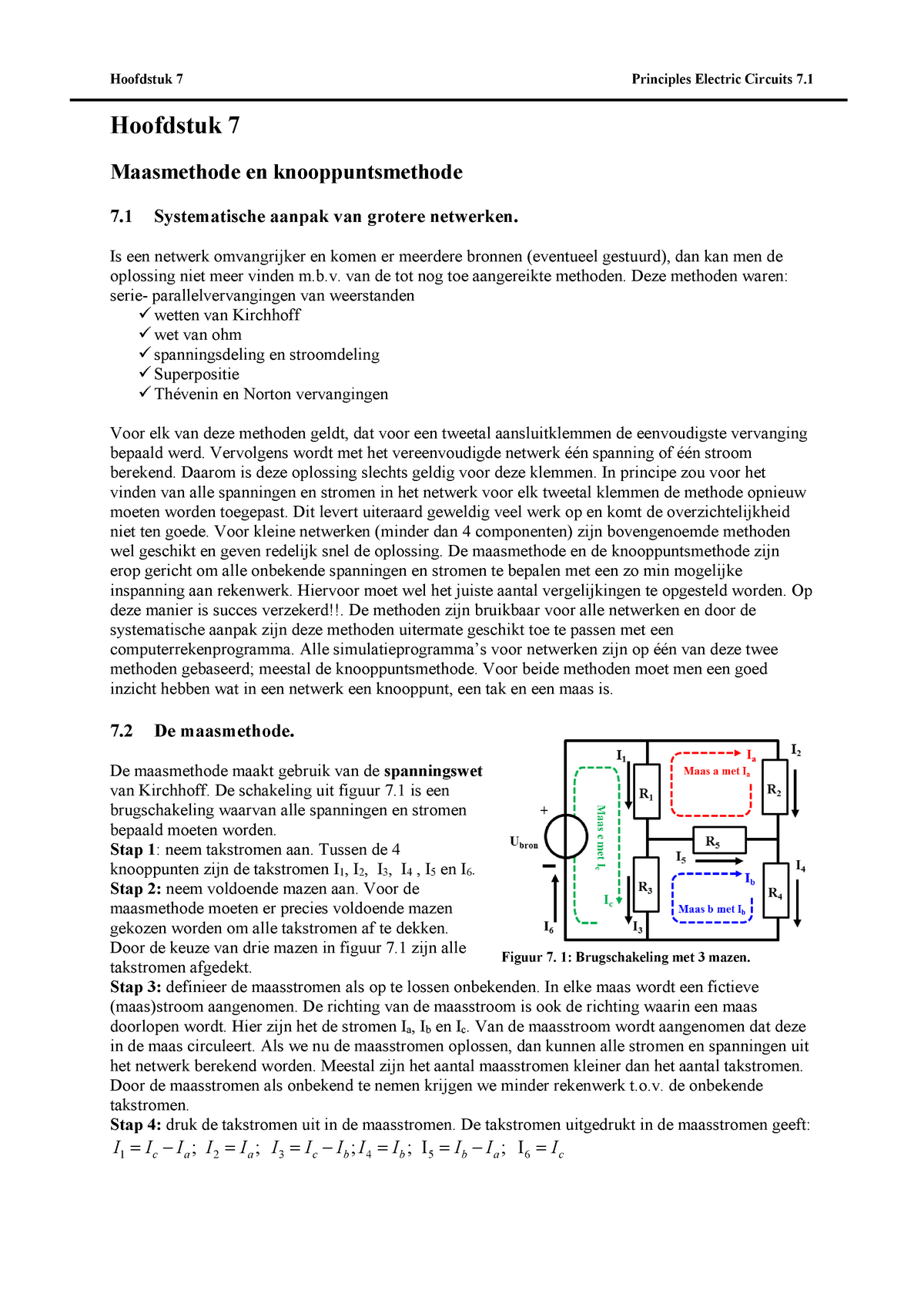 Hoofdstuk 7 - Theorie Stof - Hoofdstuk 7 Principles Electric Circuits 7 ...