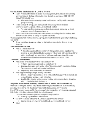 Introduction to Social Work Chapter 1 Lecture and Reading Notes 1 - Studocu