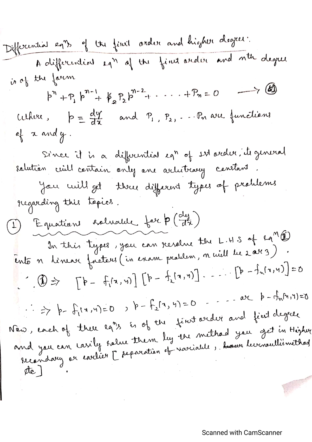 Differential equation of 1st order and higher order 2g B5vhpxl 7 ...