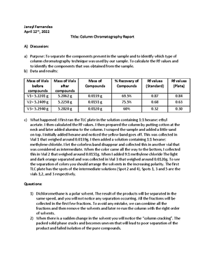 Chem21Labs - Online Lab Submission 3 - ####### About Chem21Labs | Home ...