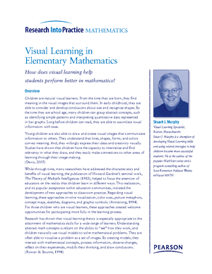 Primary maths research addendum 2019 - LEARNING AND TEACHING PRIMARY ...