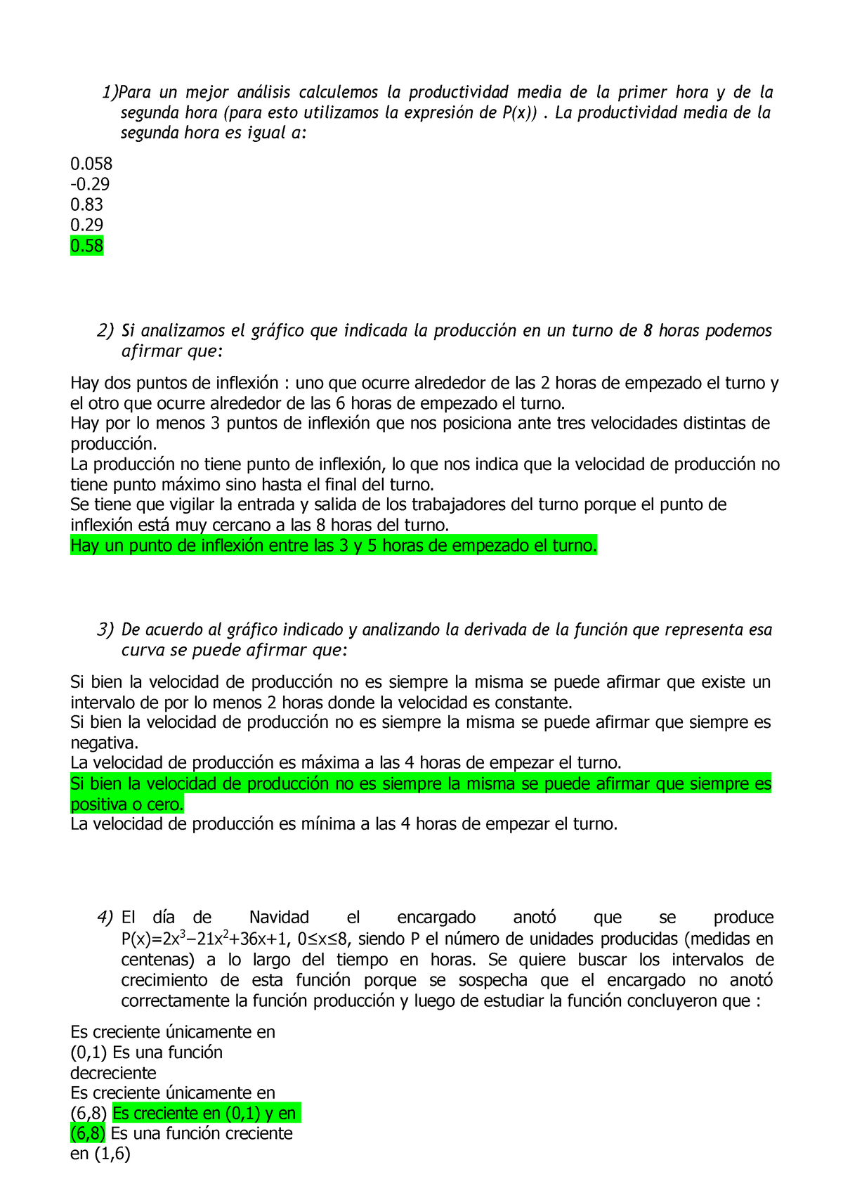 Analisis - MATE 2 - TP3 - 100 B - 1)Para Un Mejor Análisis Calculemos ...