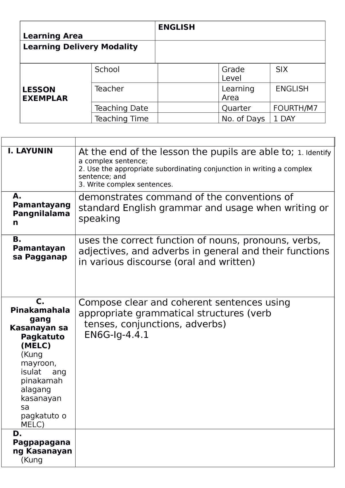 cot-q4-eng-6-compose-clear-and-coherent-sentences-using-appropriate