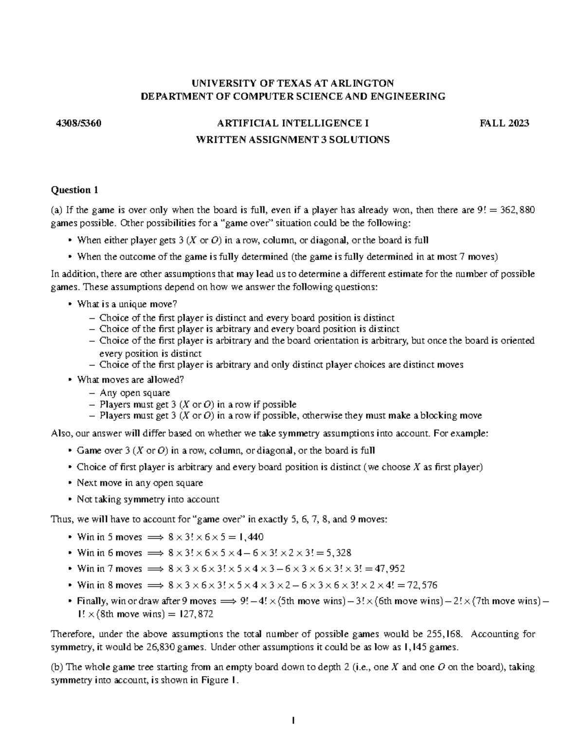 texas assignments