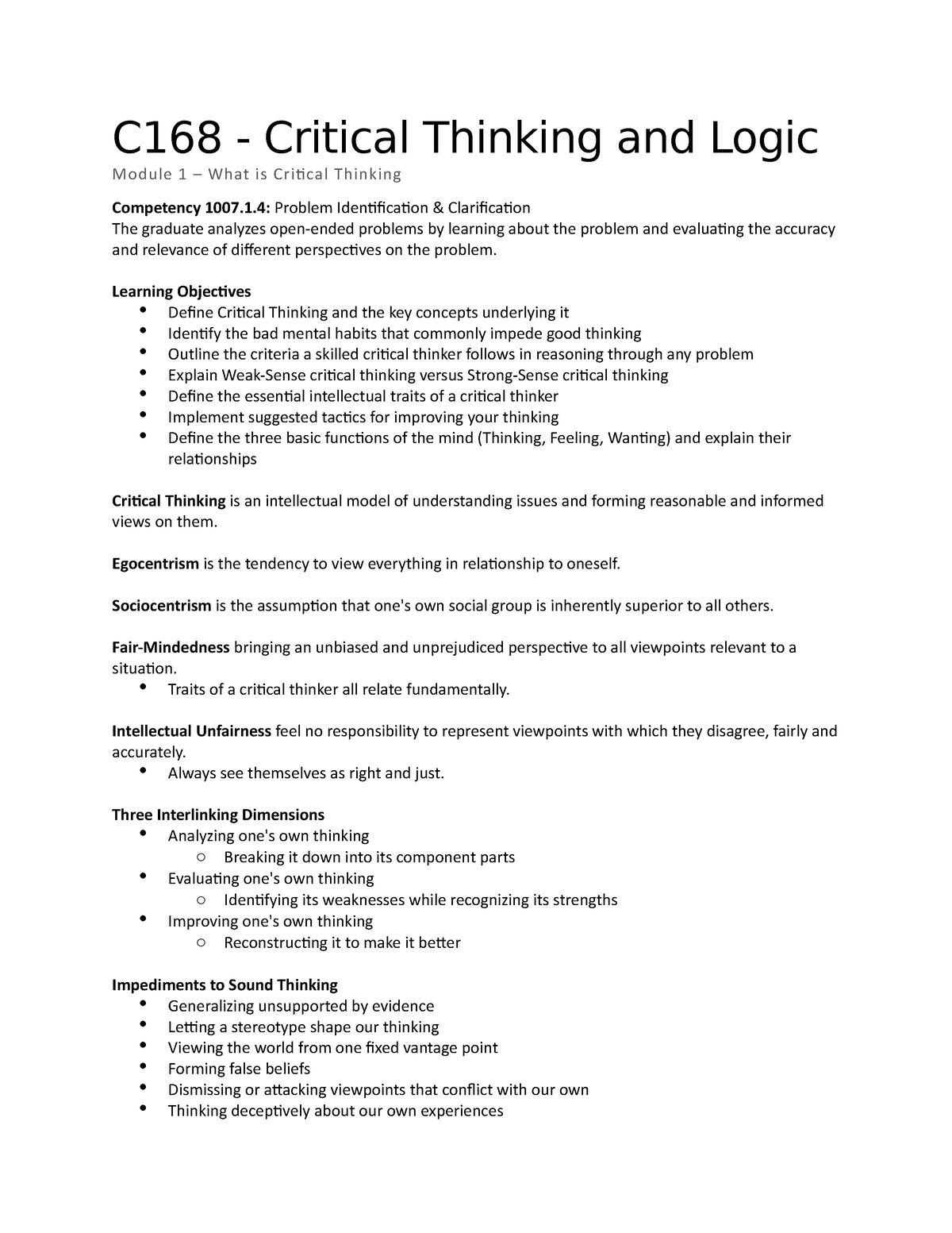 reddit critical thinking and logic c168