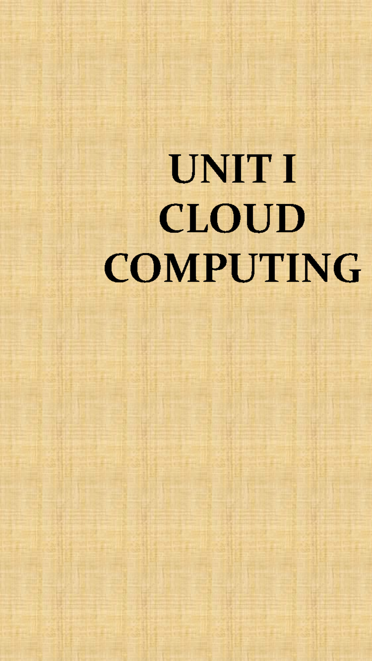 introduction to cloud computing peer graded assignment