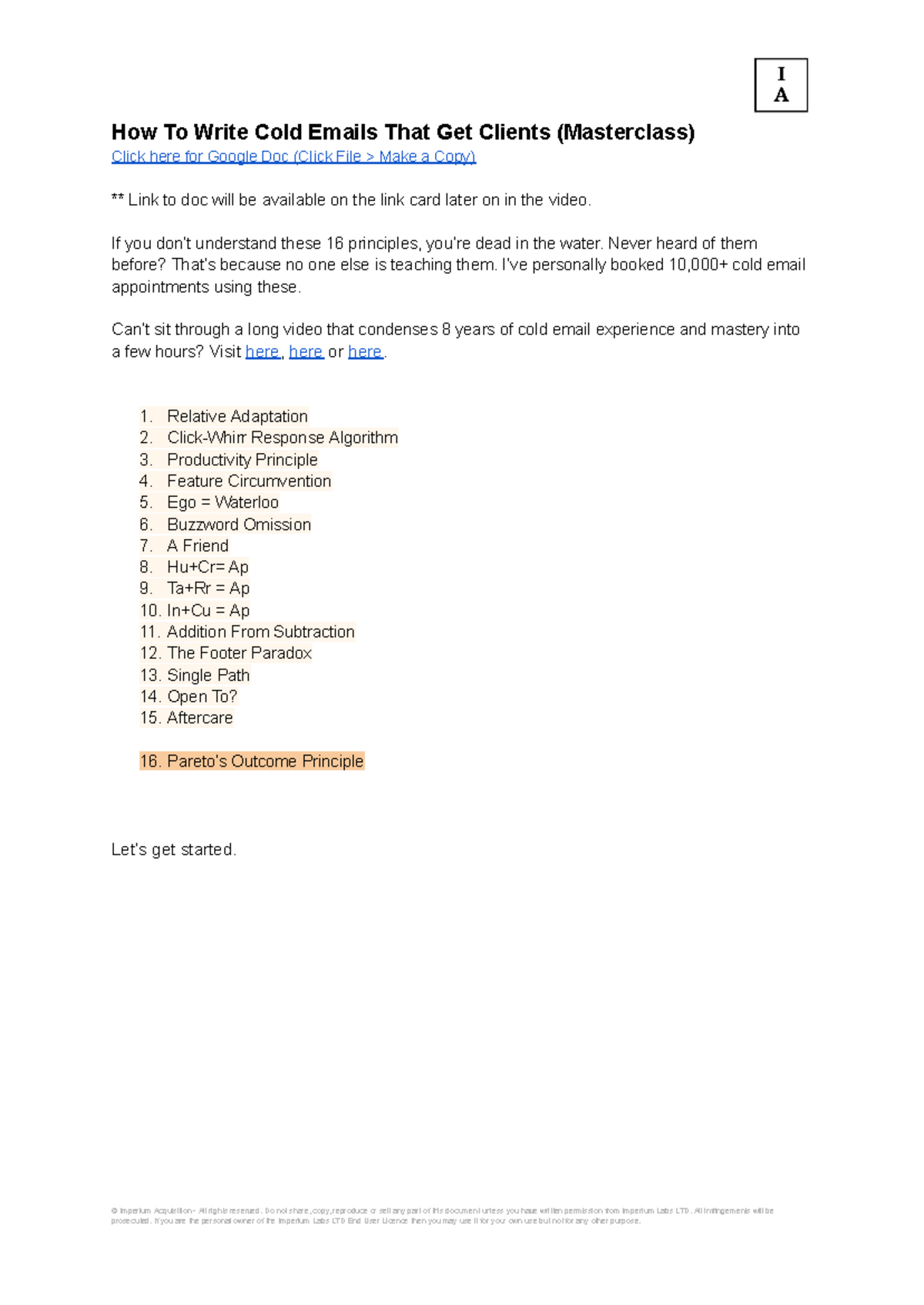 Copy of How To Write Cold Emails That Get Clients (Masterclass) - How ...