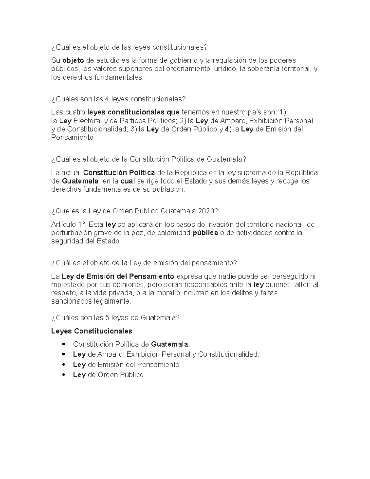 Cu L Es El Objeto De Las Leyes Constitucionales Cu L Es El Objeto De