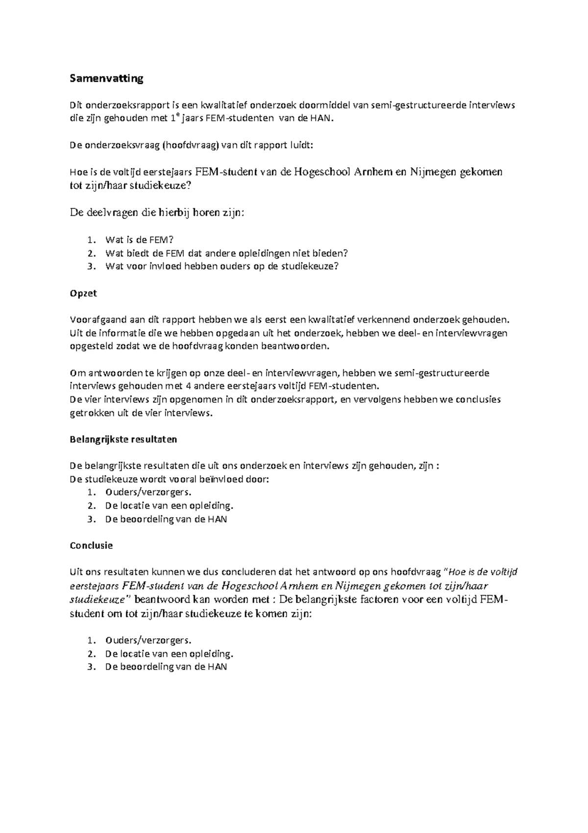 Samenvatting Onderzoeken En Adviseren 1 - Samenvatting Dit ...