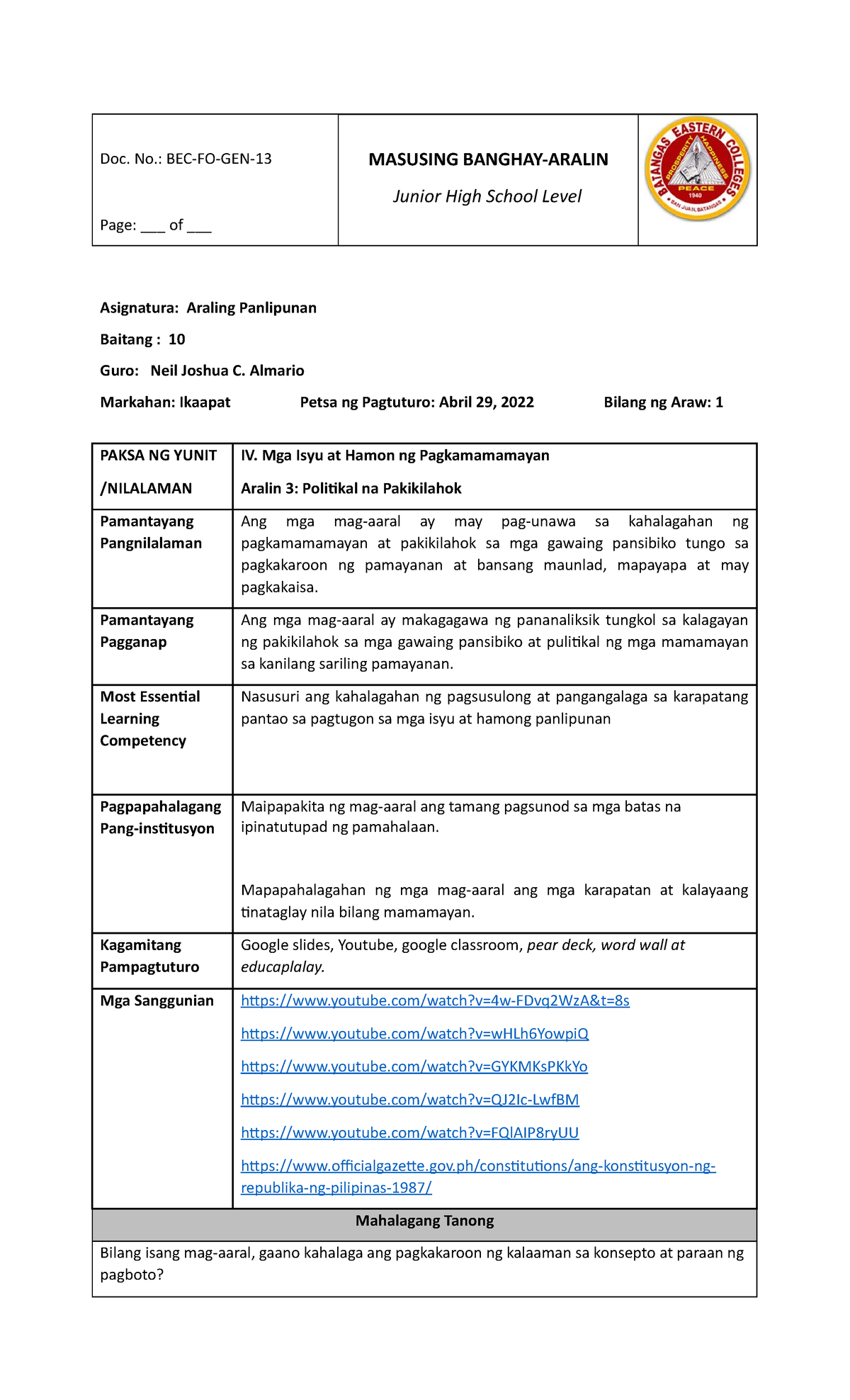 detailed-lesson-plan-aralin-3-bill-of-rights-page-of