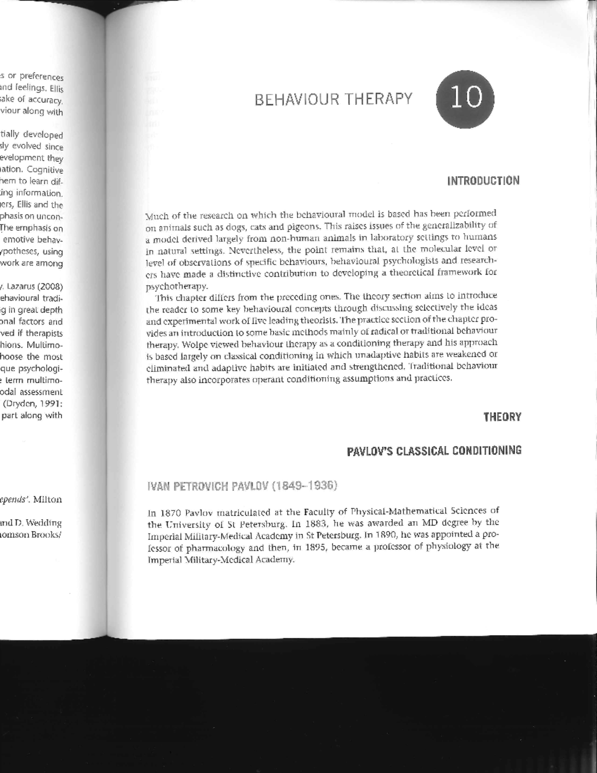 Behavior therapy - CNPS 3310 - Studocu