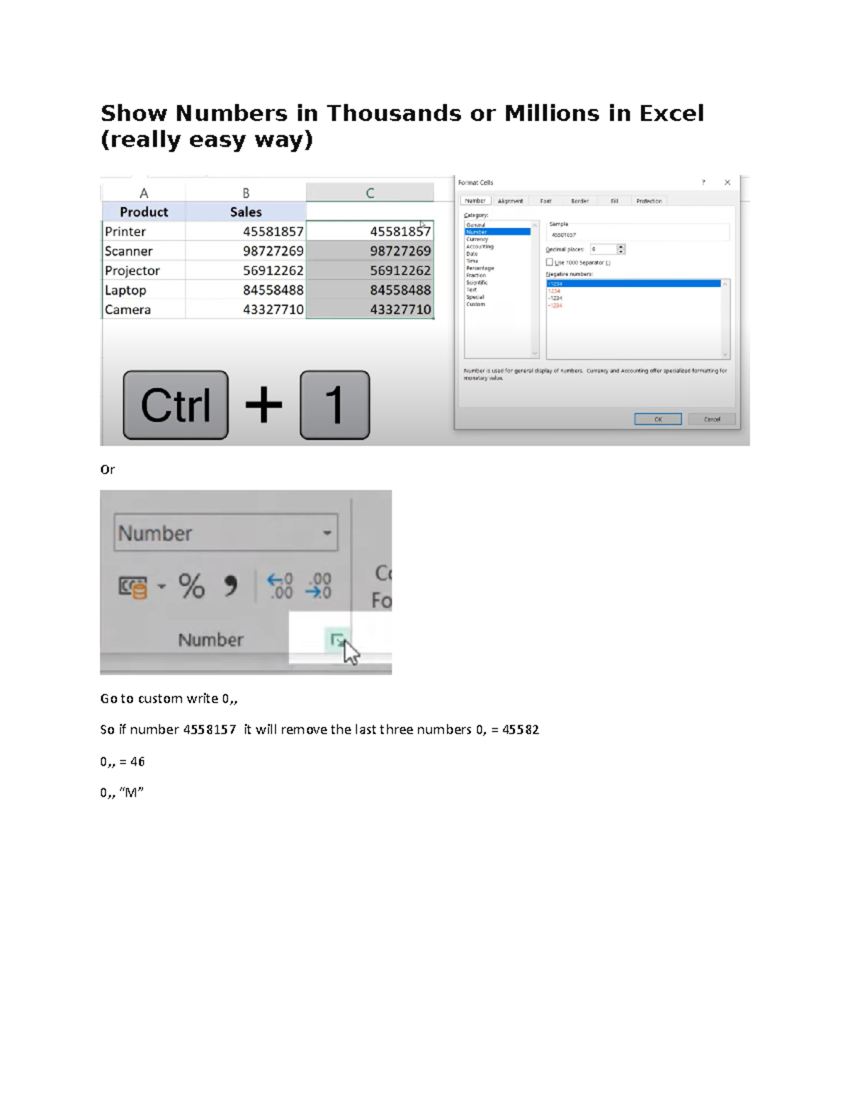 excel-maseter-show-numbers-in-thousands-or-millions-in-excel