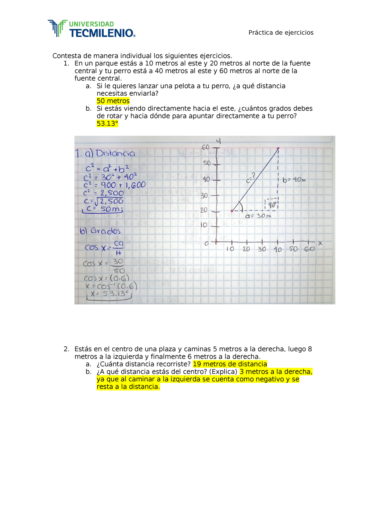 Ejercicio Matematicas Para Ingeniera Contesta De Manera Individual Los Siguientes