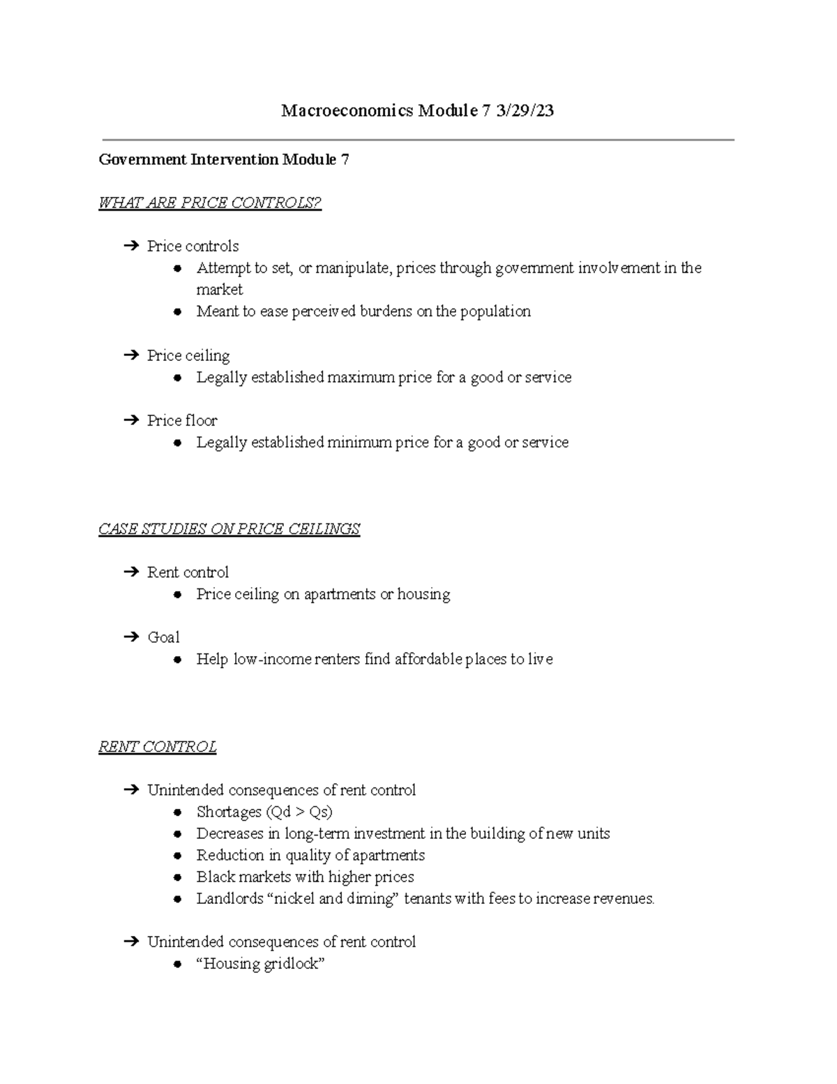 ECO2013 Macroeconomics Module 7 - Macroeconomics Module 7 3/29 ...