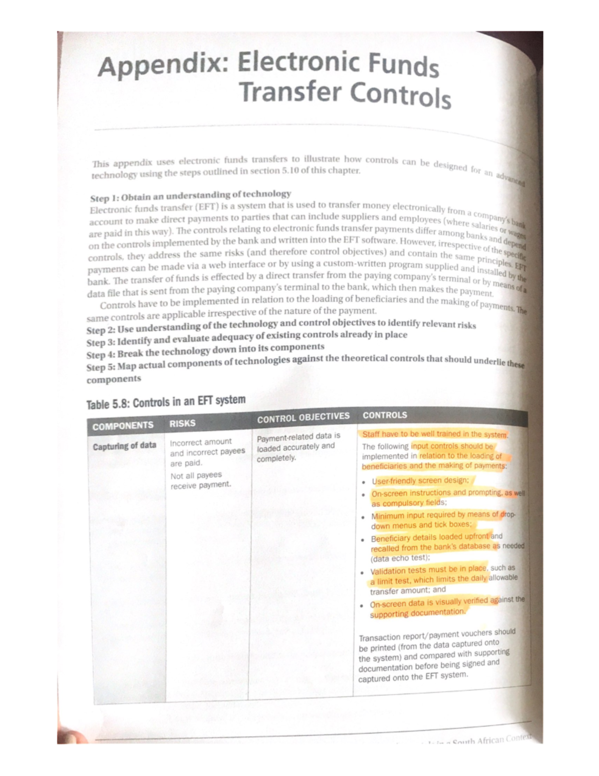 Appendix Electronic Funds Transfer Controls MATH 191/192 Studocu
