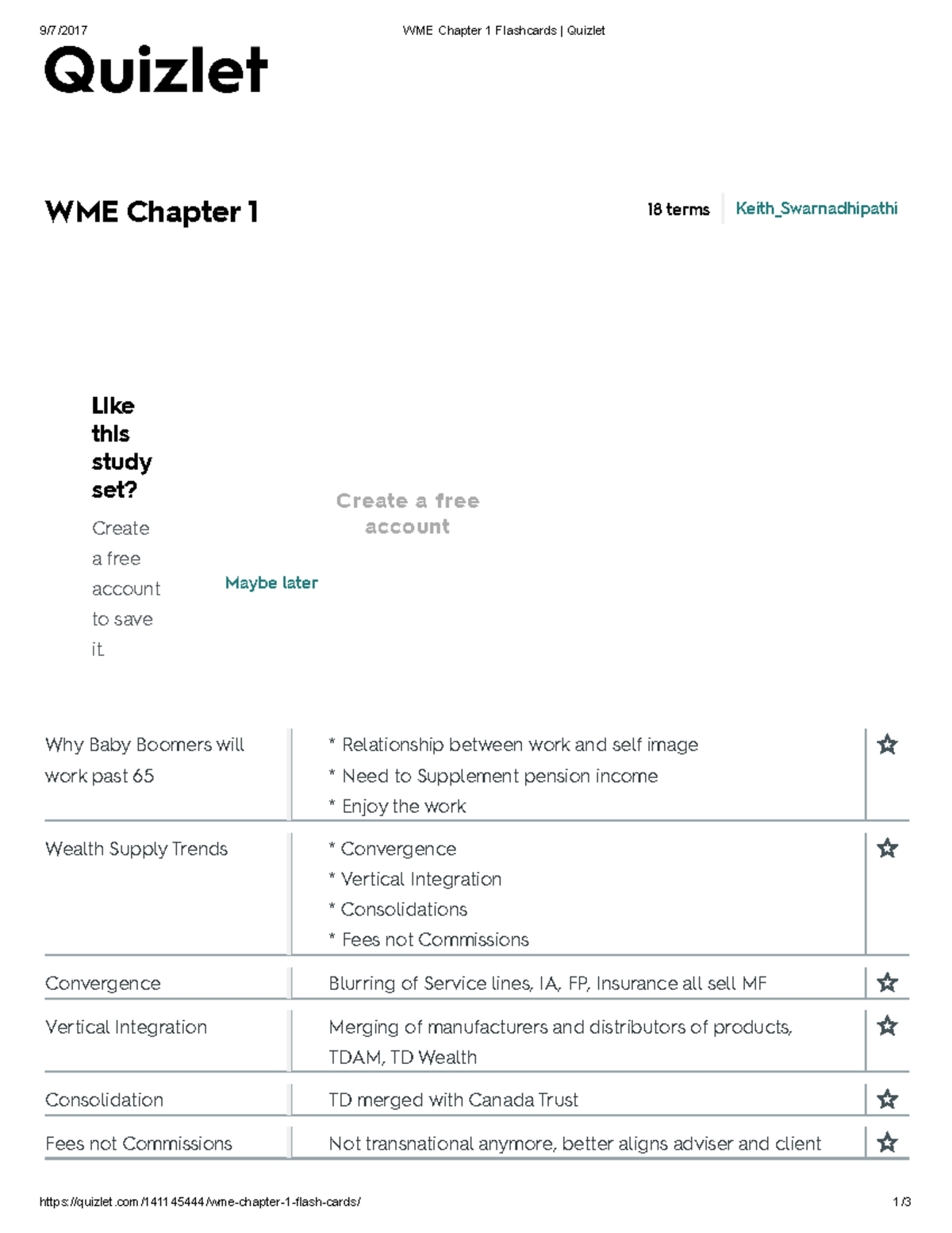 WME Chapter 1 Flashcards Quizlet - 9/7/2017 WME Chapter 1 Flashcards ...