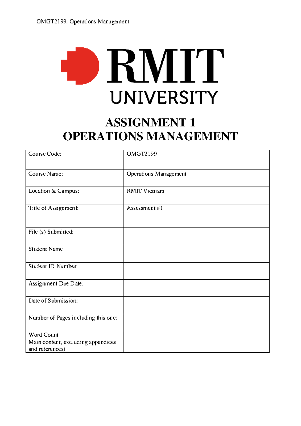 rmit assignment calculator