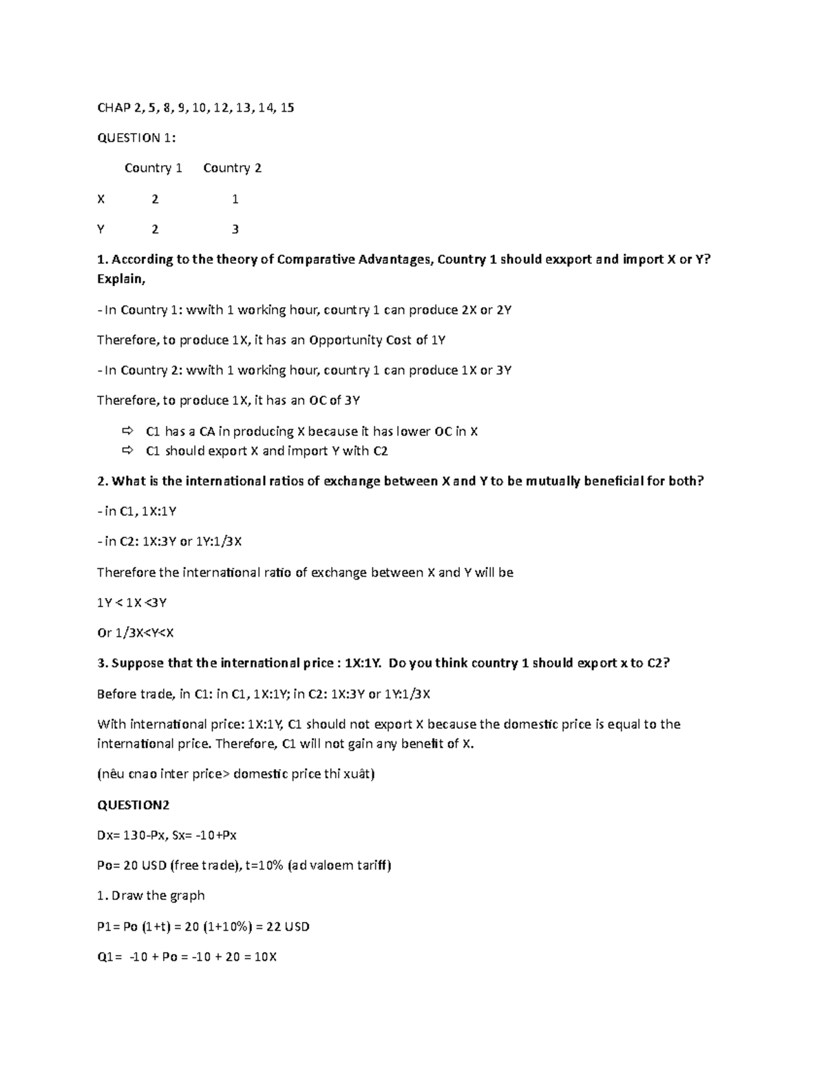 Final IE FOR STUDENTS - CHAP 2, 5, 8, 9, 10, 12, 13, 14, 15 QUESTION 1 ...