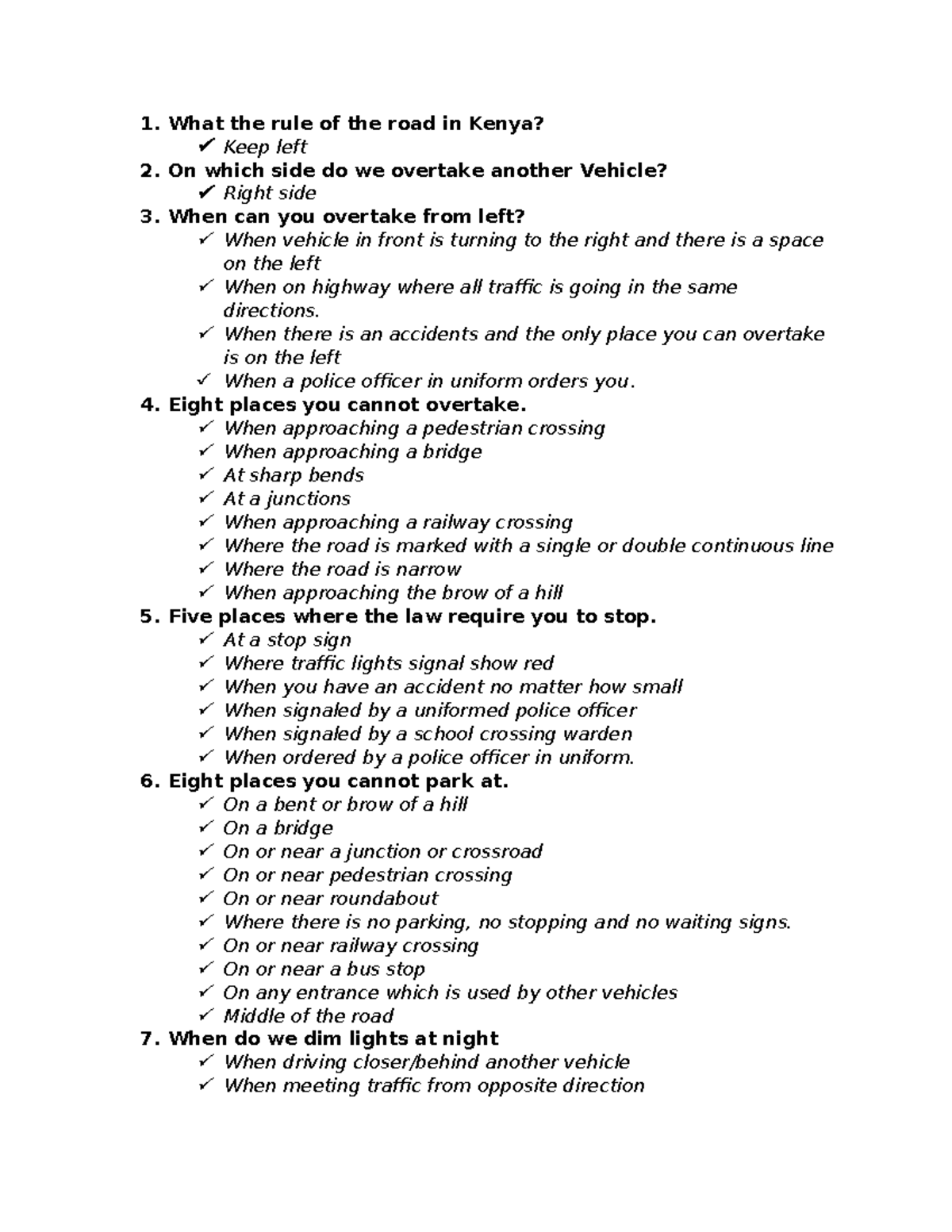 Driving questions Summary Diploma in IT, Programming Desktop