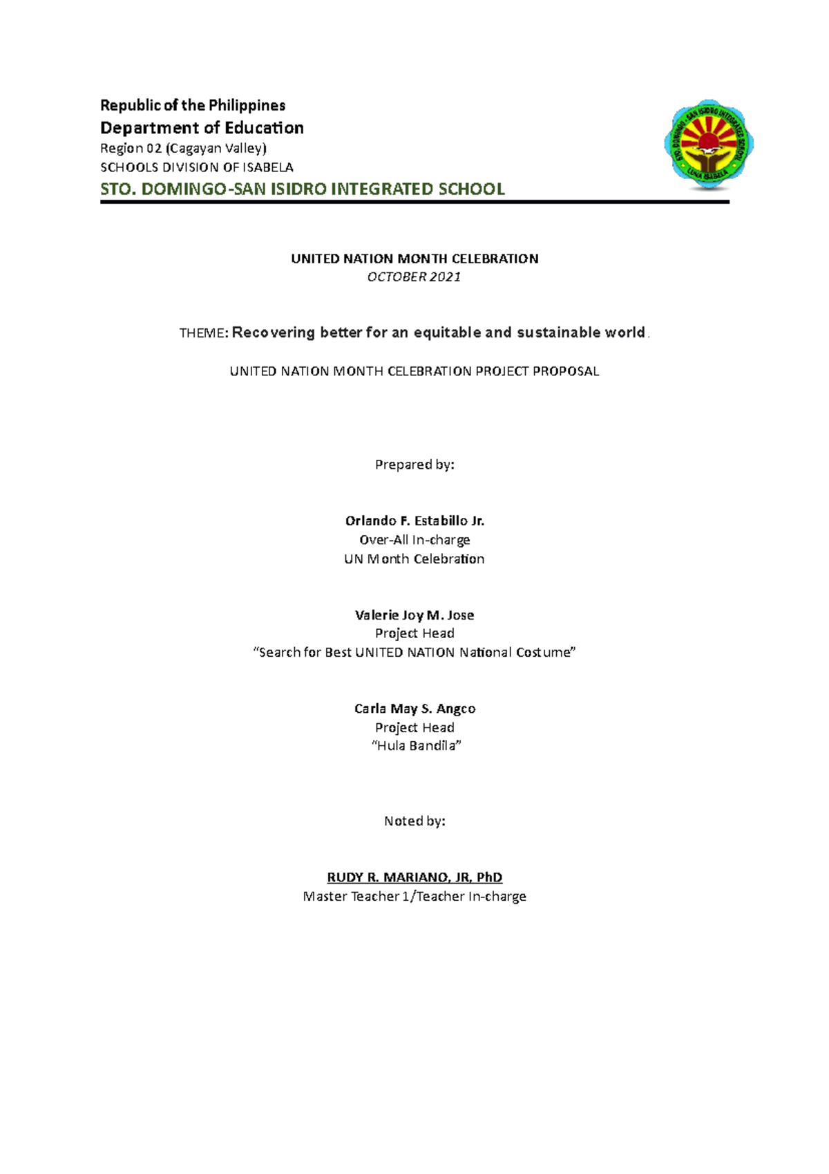 Search for Best UN National Costume Republic of the Philippines